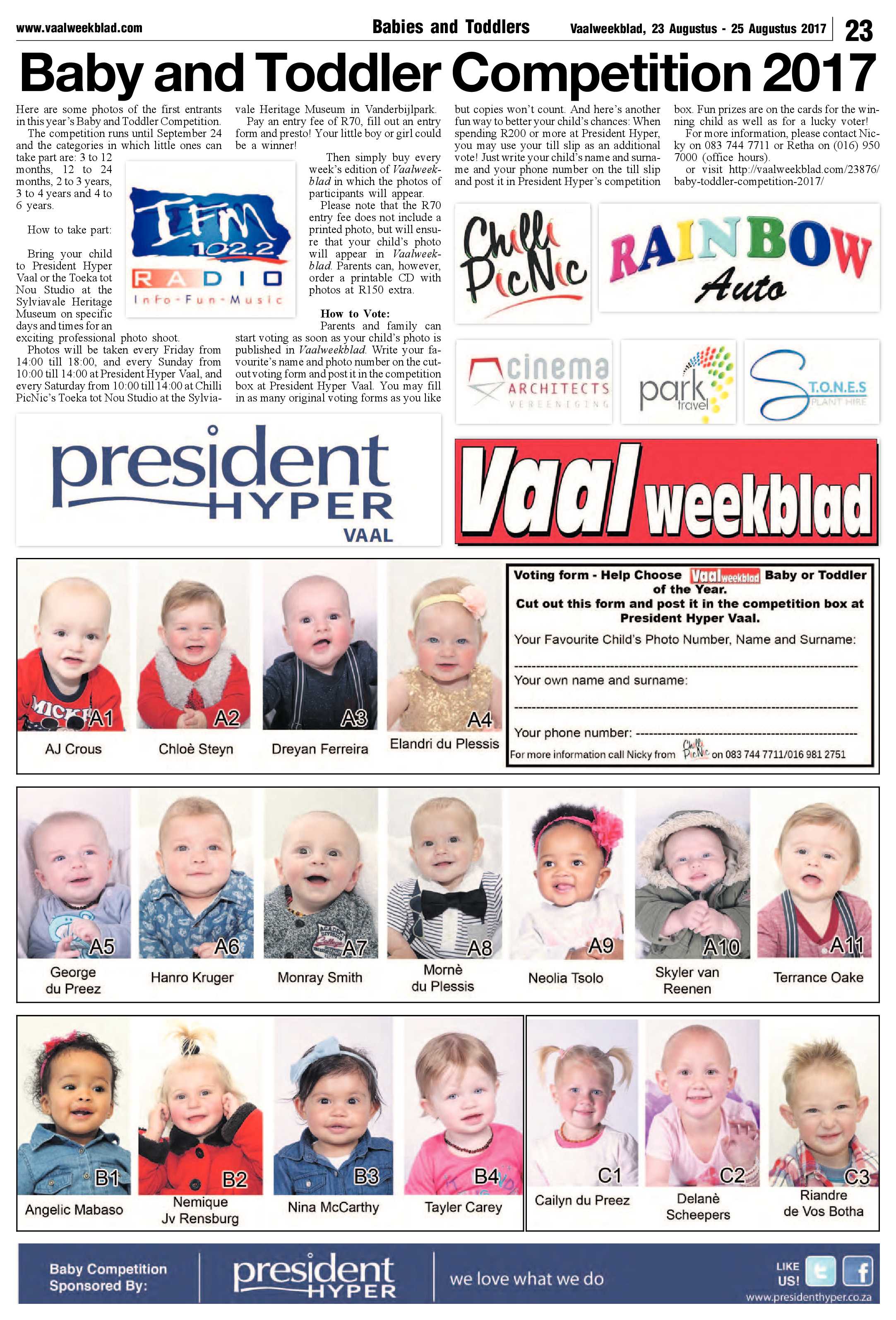 Vaalweekblad 23 – 25 Augustus 2017 page 23