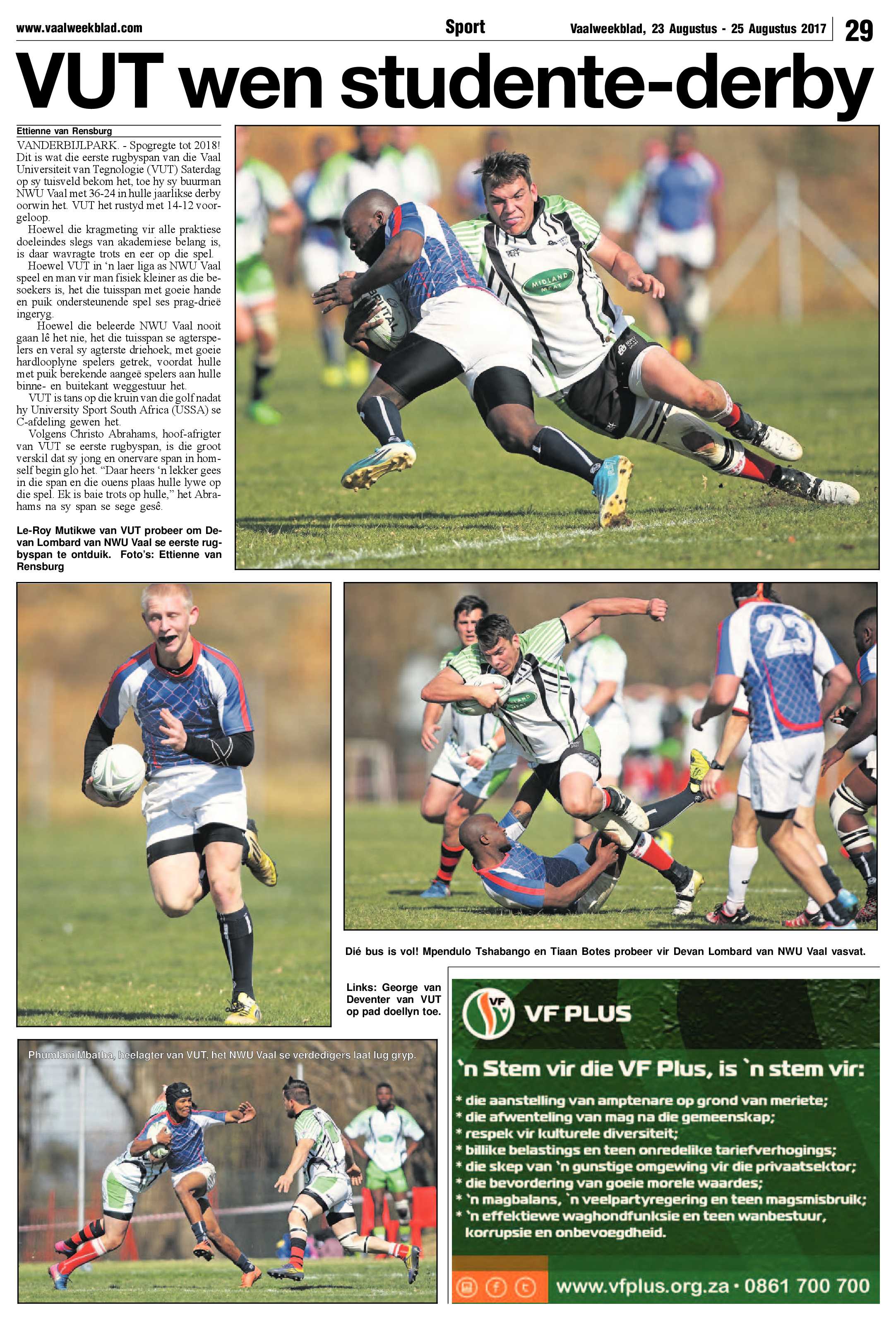 Vaalweekblad 23 – 25 Augustus 2017 page 29