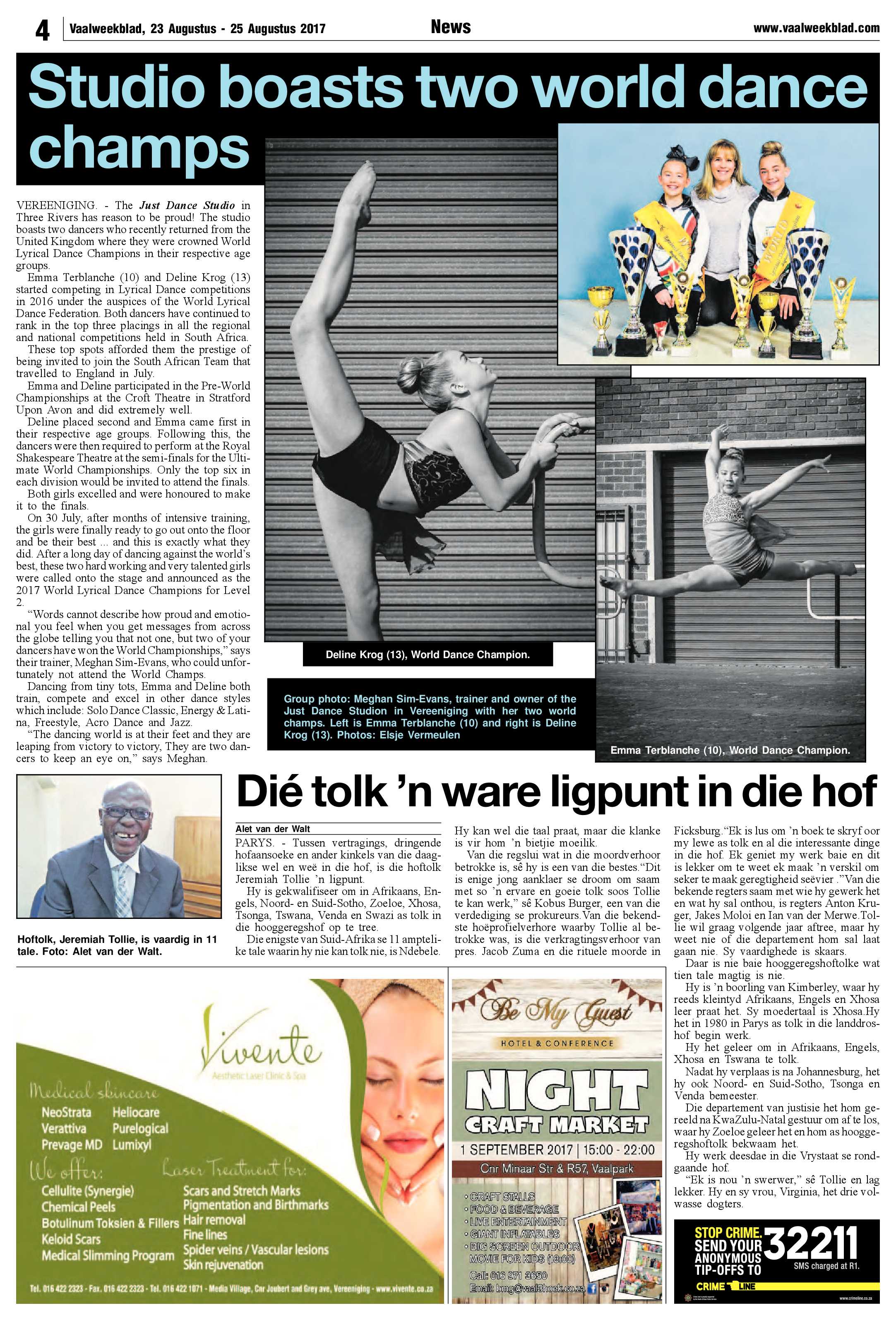Vaalweekblad 23 – 25 Augustus 2017 page 4
