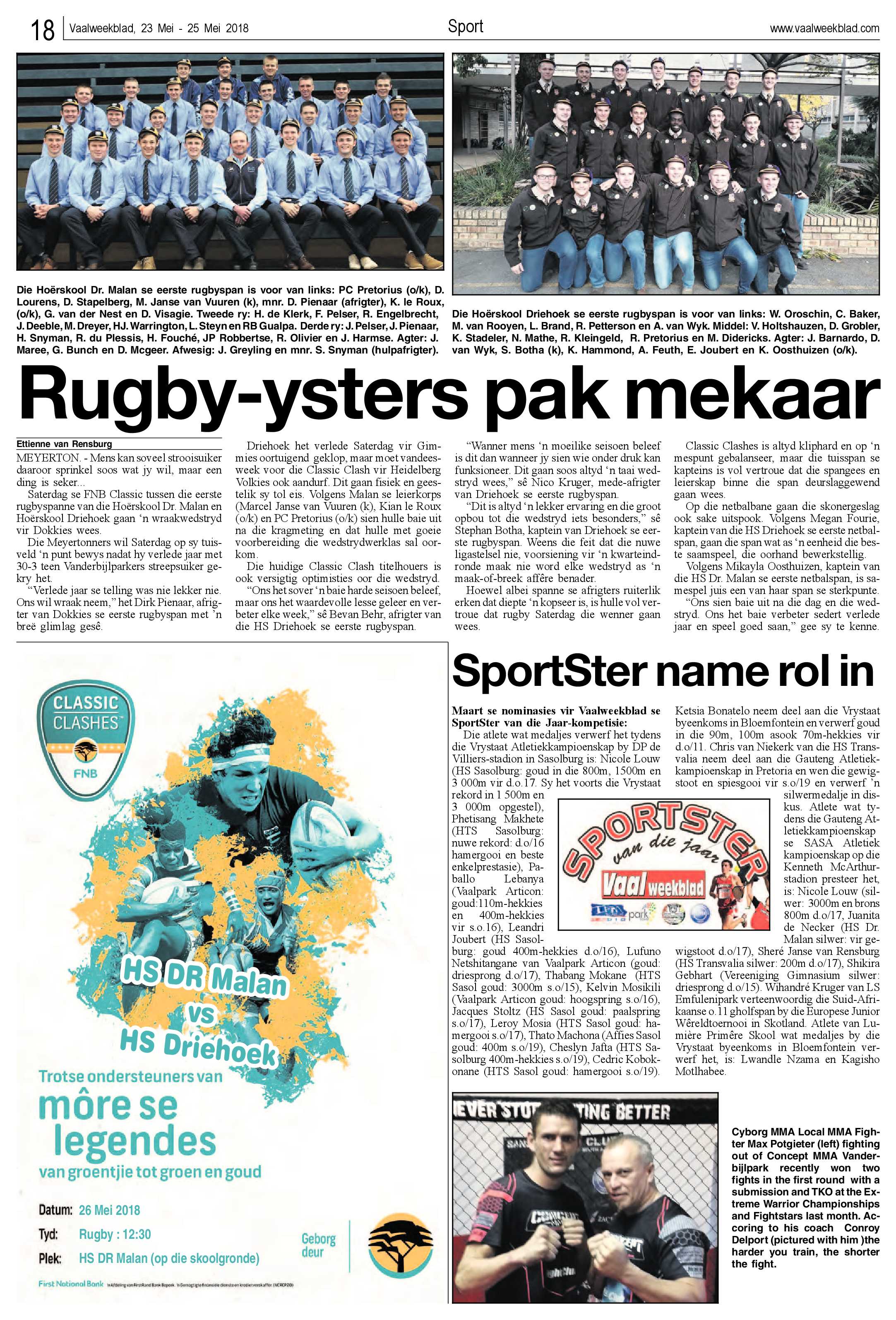 Vaalweekblad 23 – 25 Mei 2018 page 18