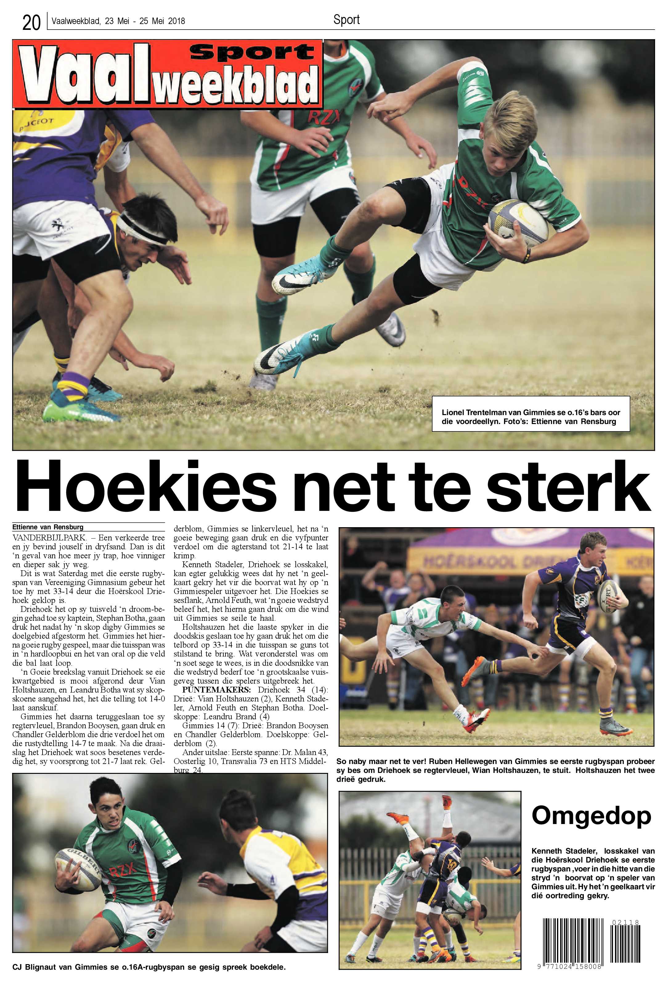 Vaalweekblad 23 – 25 Mei 2018 page 20