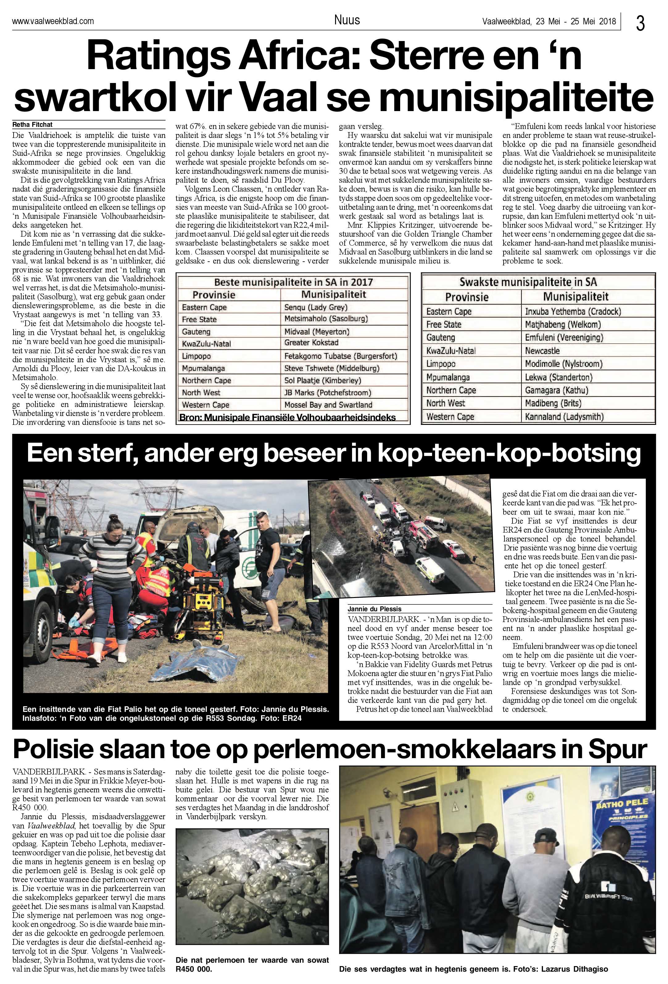 Vaalweekblad 23 – 25 Mei 2018 page 3