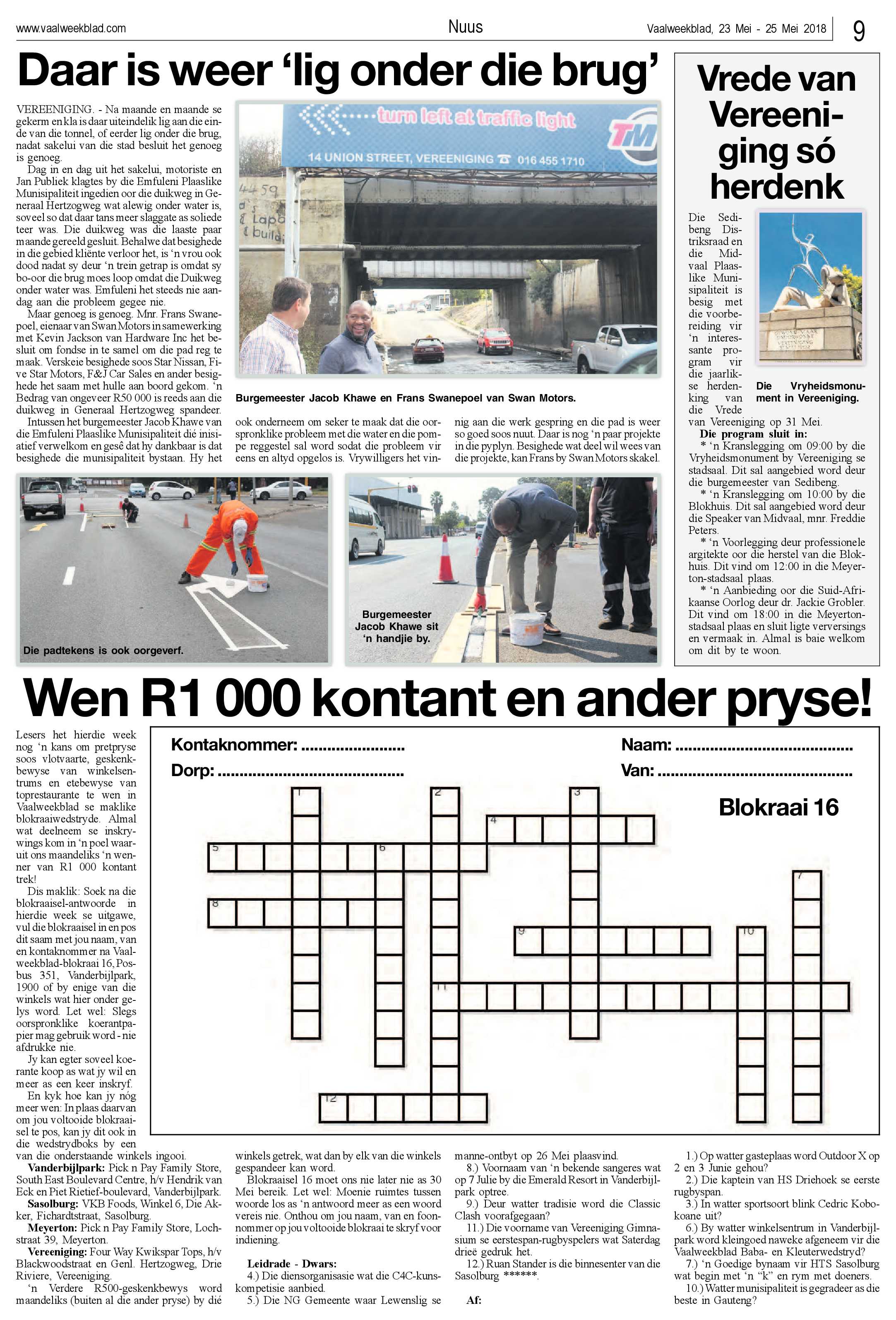 Vaalweekblad 23 – 25 Mei 2018 page 9