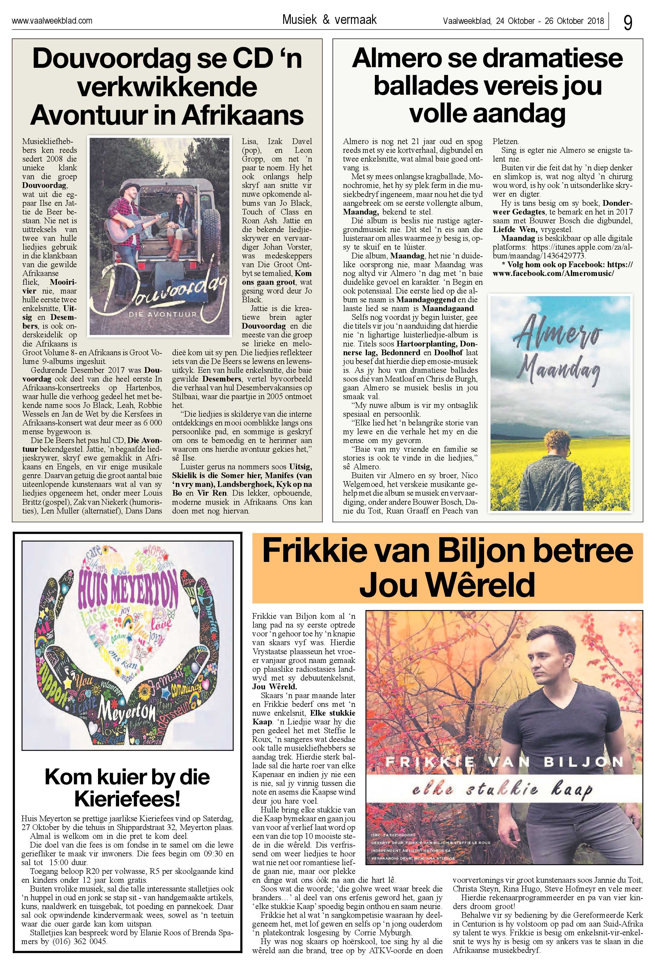 Vaalweekblad 23 – 26 Oktober 2018 page 9