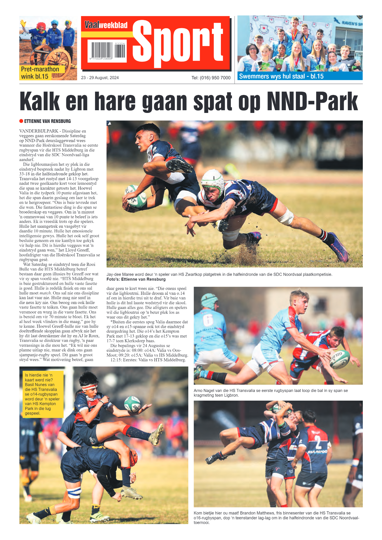 Vaalweekblad 23 – 29 August, 2024 page 15