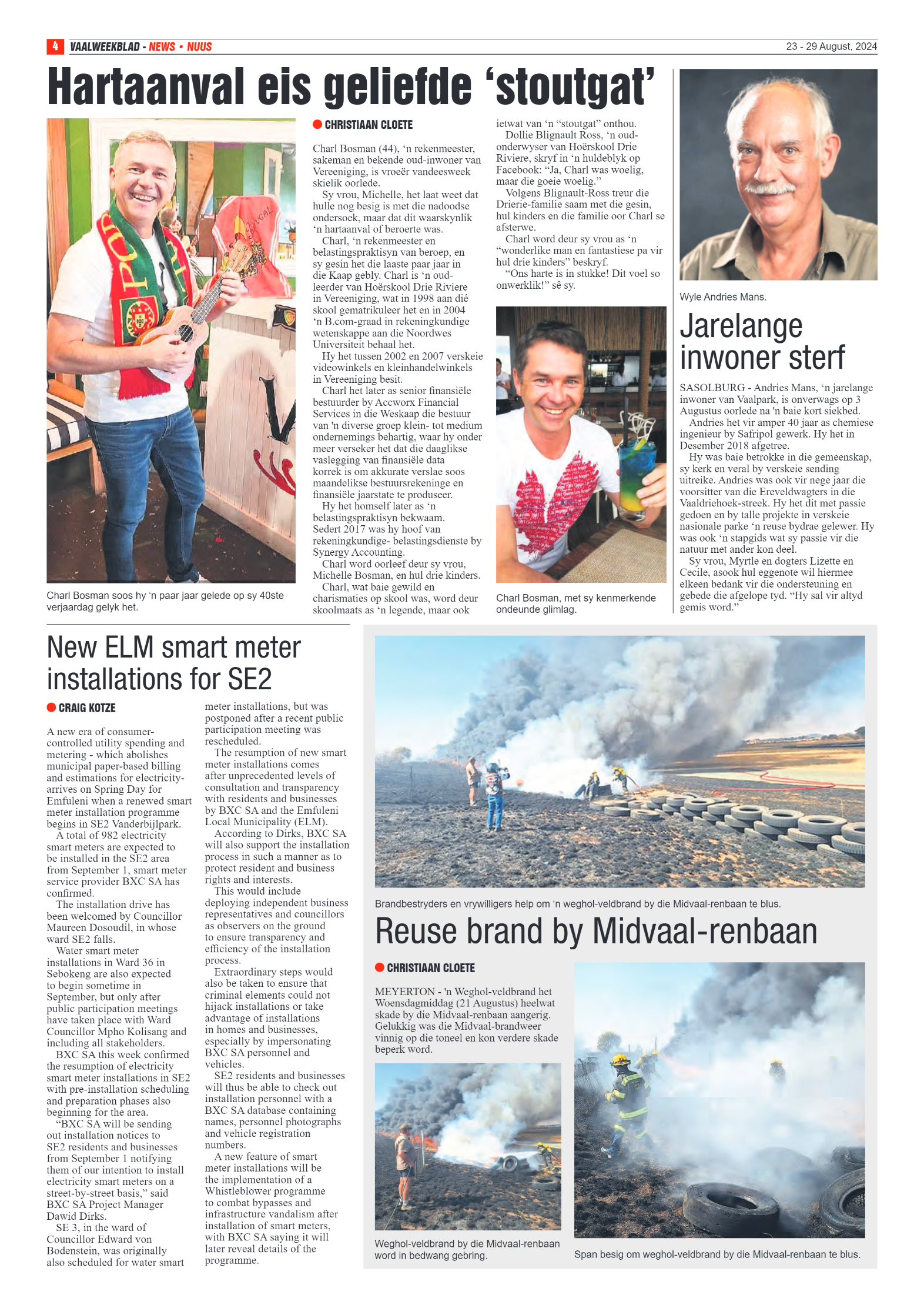 Vaalweekblad 23 – 29 August, 2024 page 4
