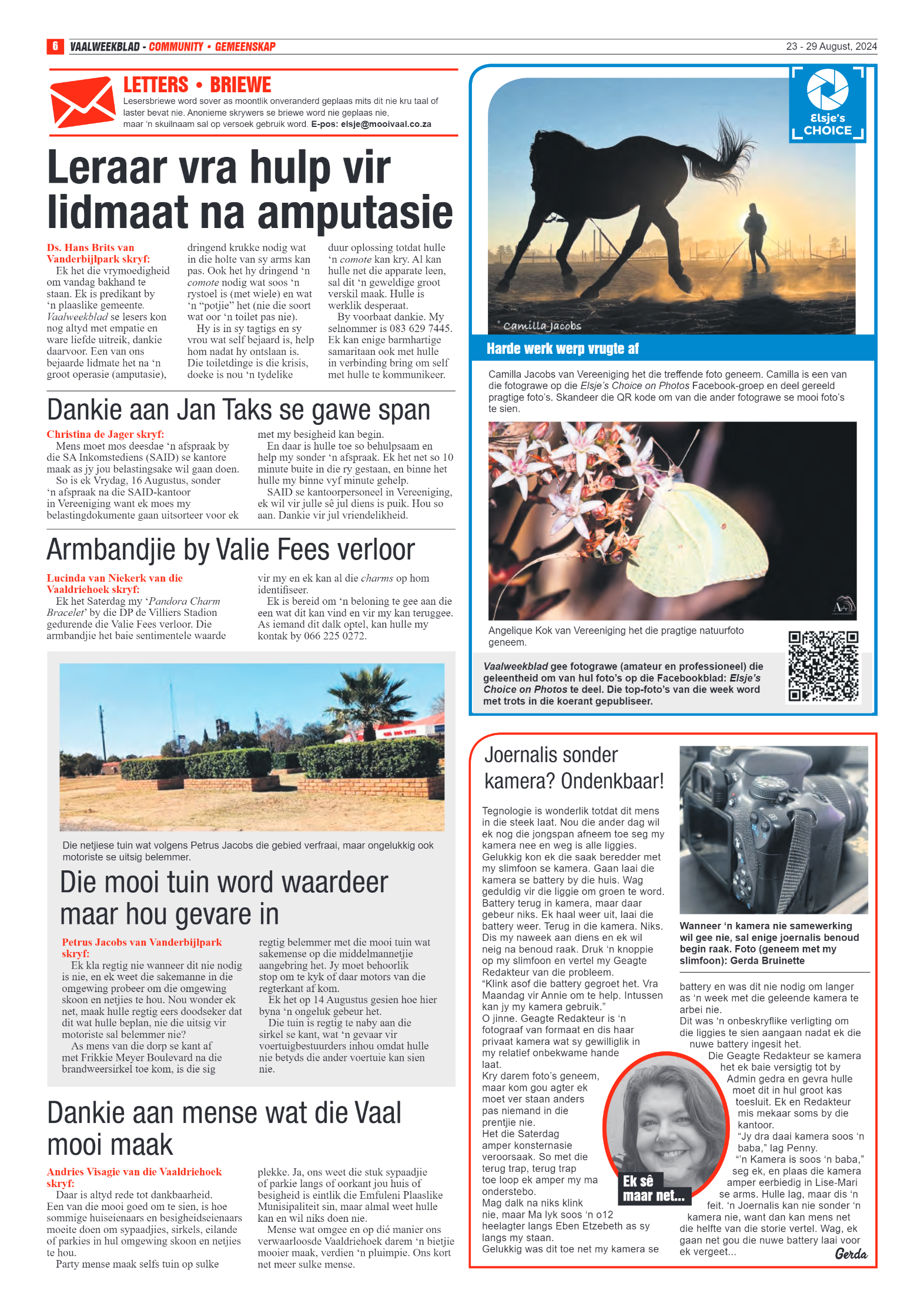 Vaalweekblad 23 – 29 August, 2024 page 6