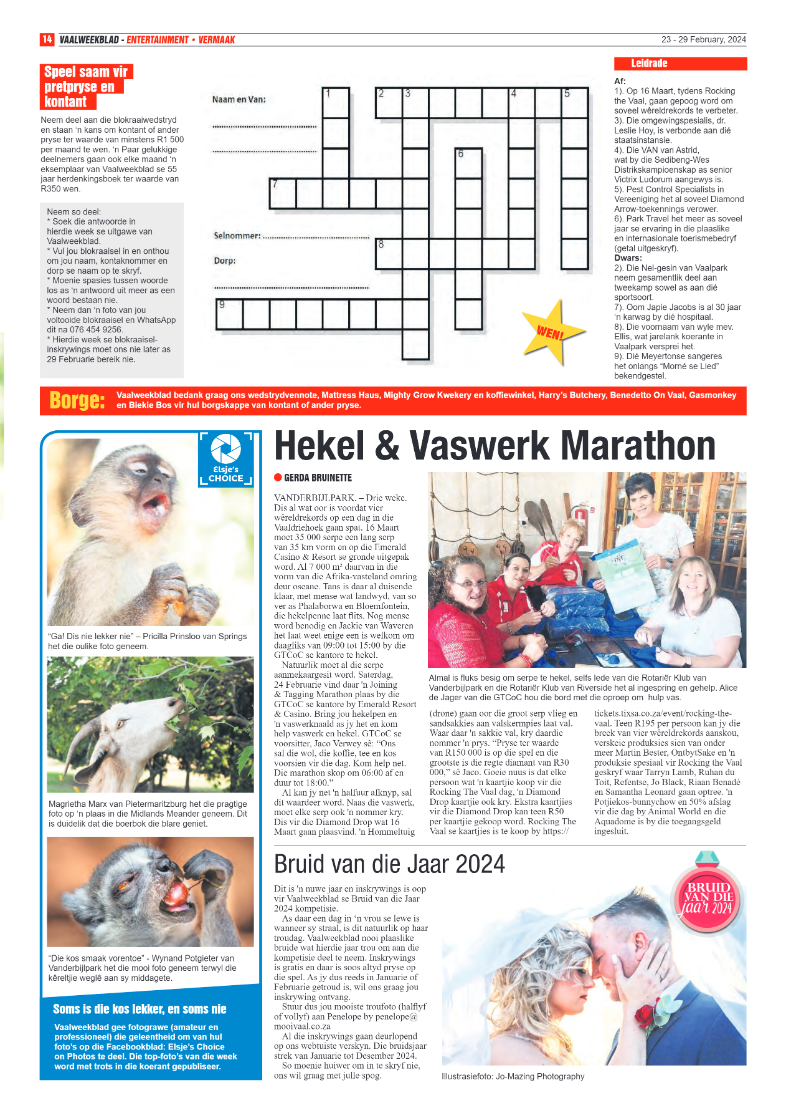 Vaalweekblad – 23 – 29 February, 2024 page 14