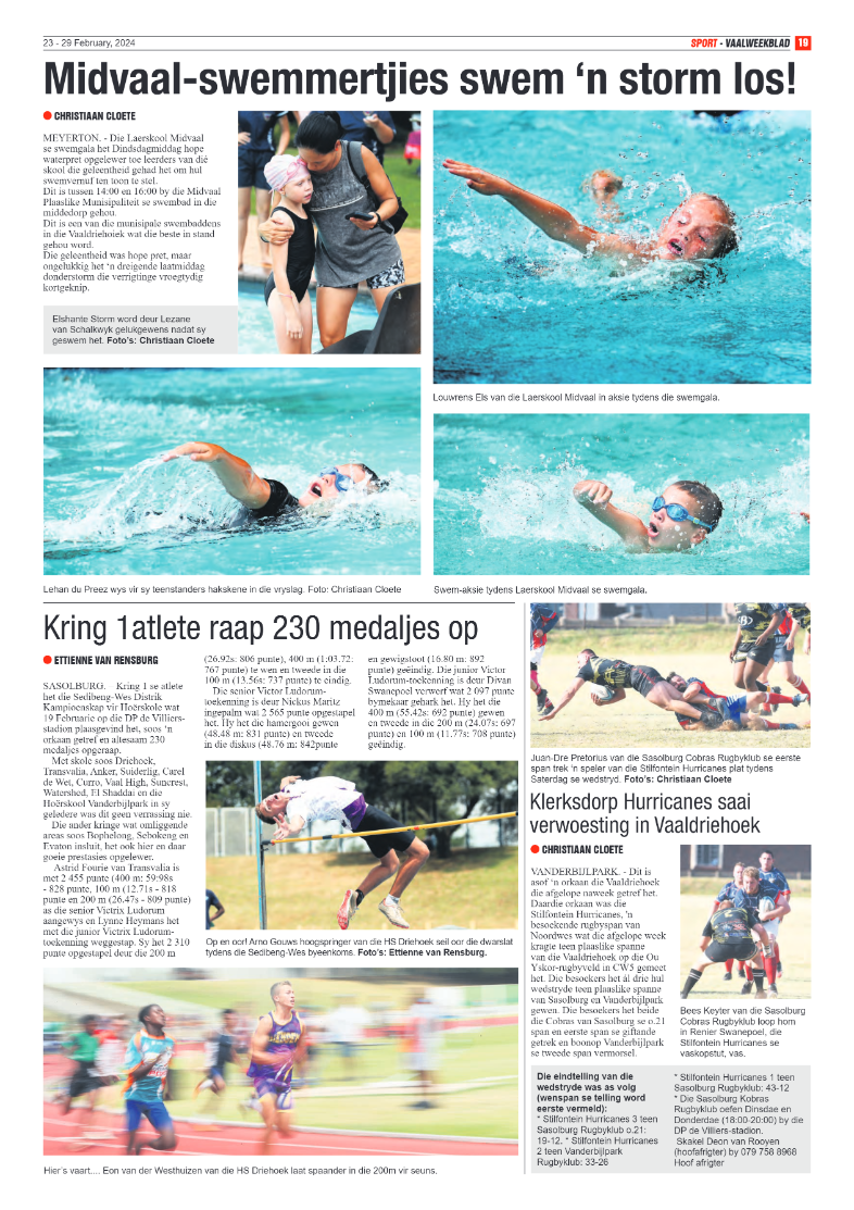 Vaalweekblad – 23 – 29 February, 2024 page 19