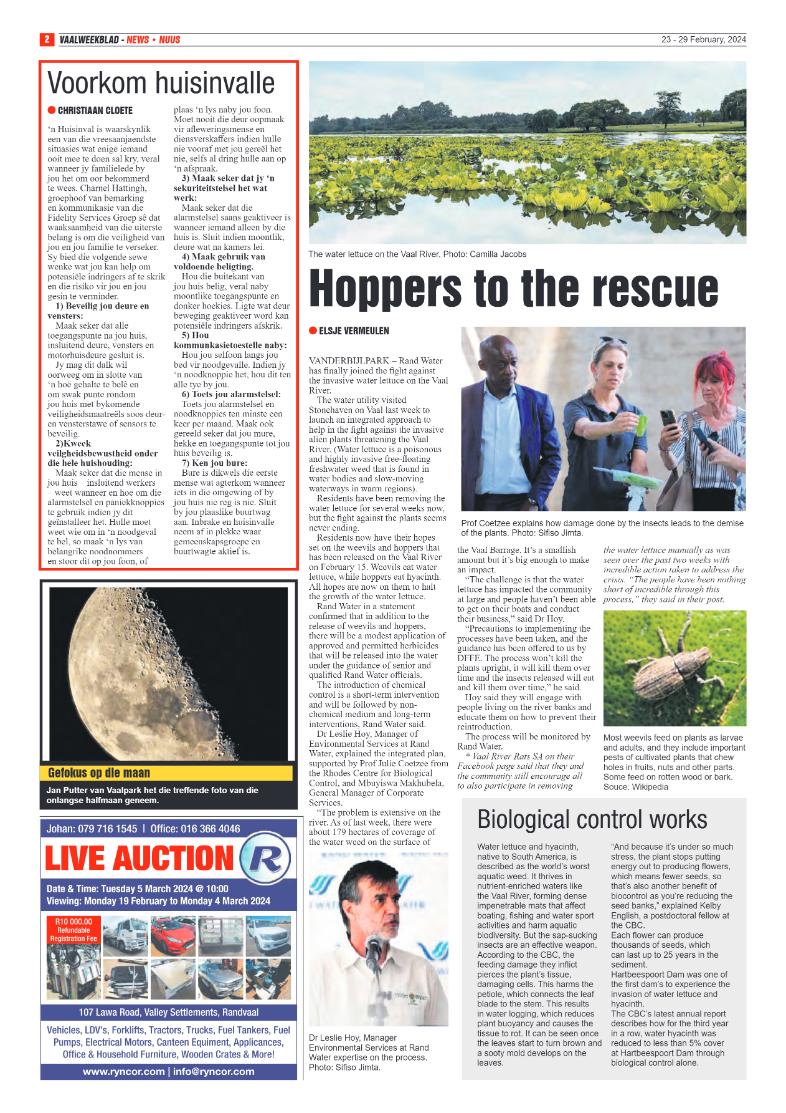 Vaalweekblad – 23 – 29 February, 2024 page 2