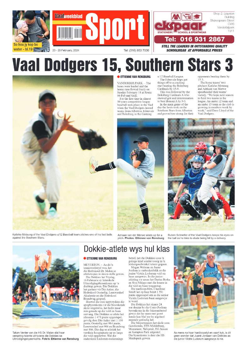 Vaalweekblad – 23 – 29 February, 2024 page 20