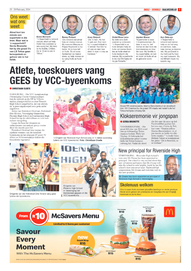 Vaalweekblad – 23 – 29 February, 2024 page 7