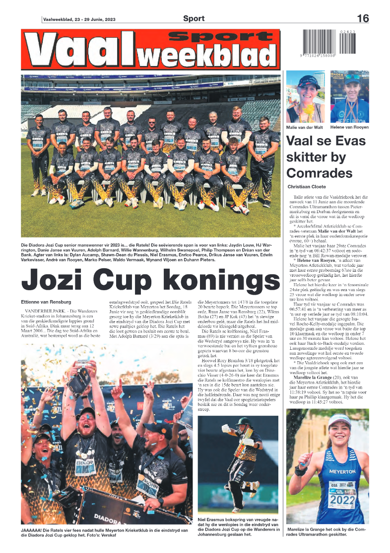 Vaalweekblad, 23 – 29 Junie, 2023 page 16