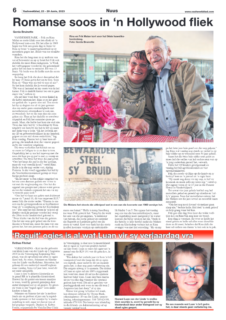 Vaalweekblad, 23 – 29 Junie, 2023 page 6