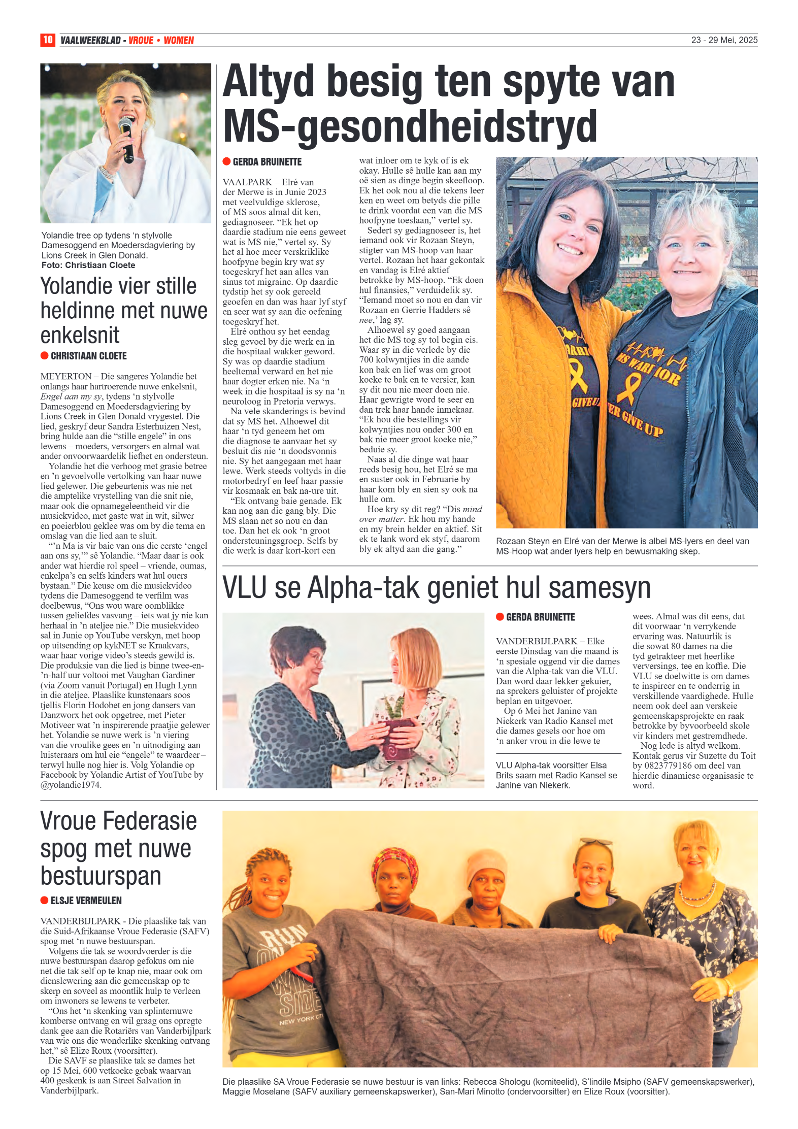 Vaalweekblad 23 – 29 Mei, 2025 page 10