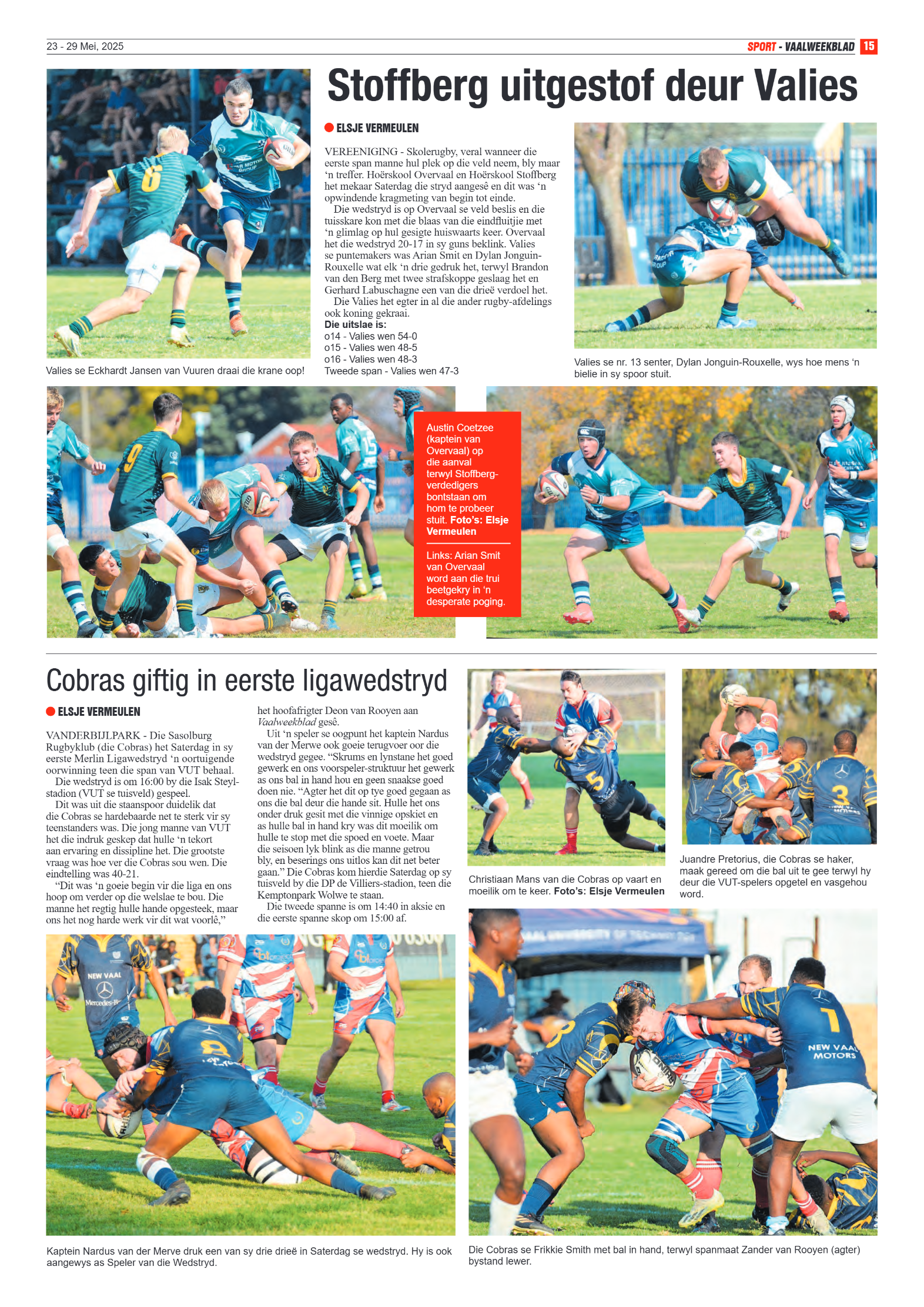 Vaalweekblad 23 – 29 Mei, 2025 page 15
