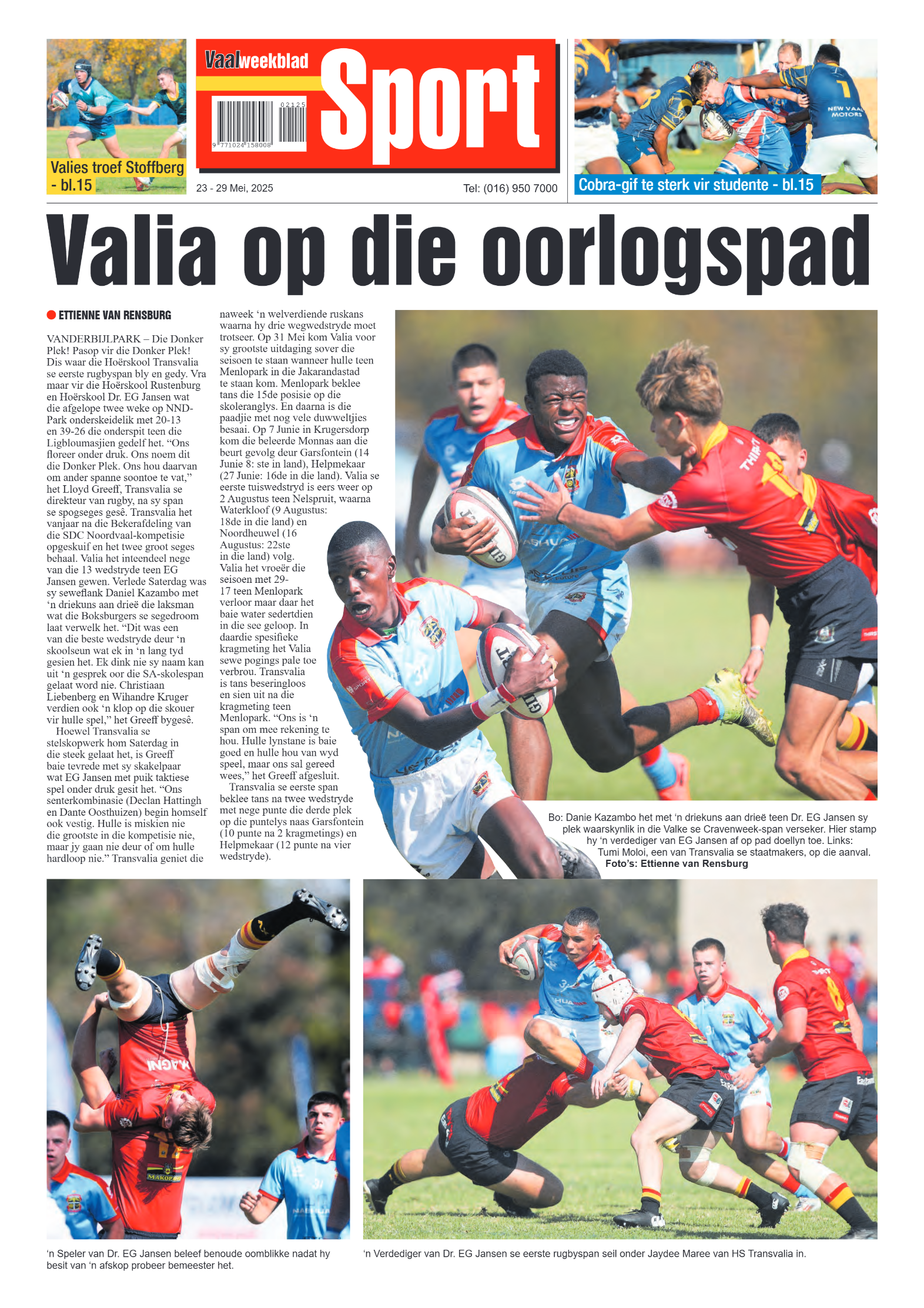 Vaalweekblad 23 – 29 Mei, 2025 page 16