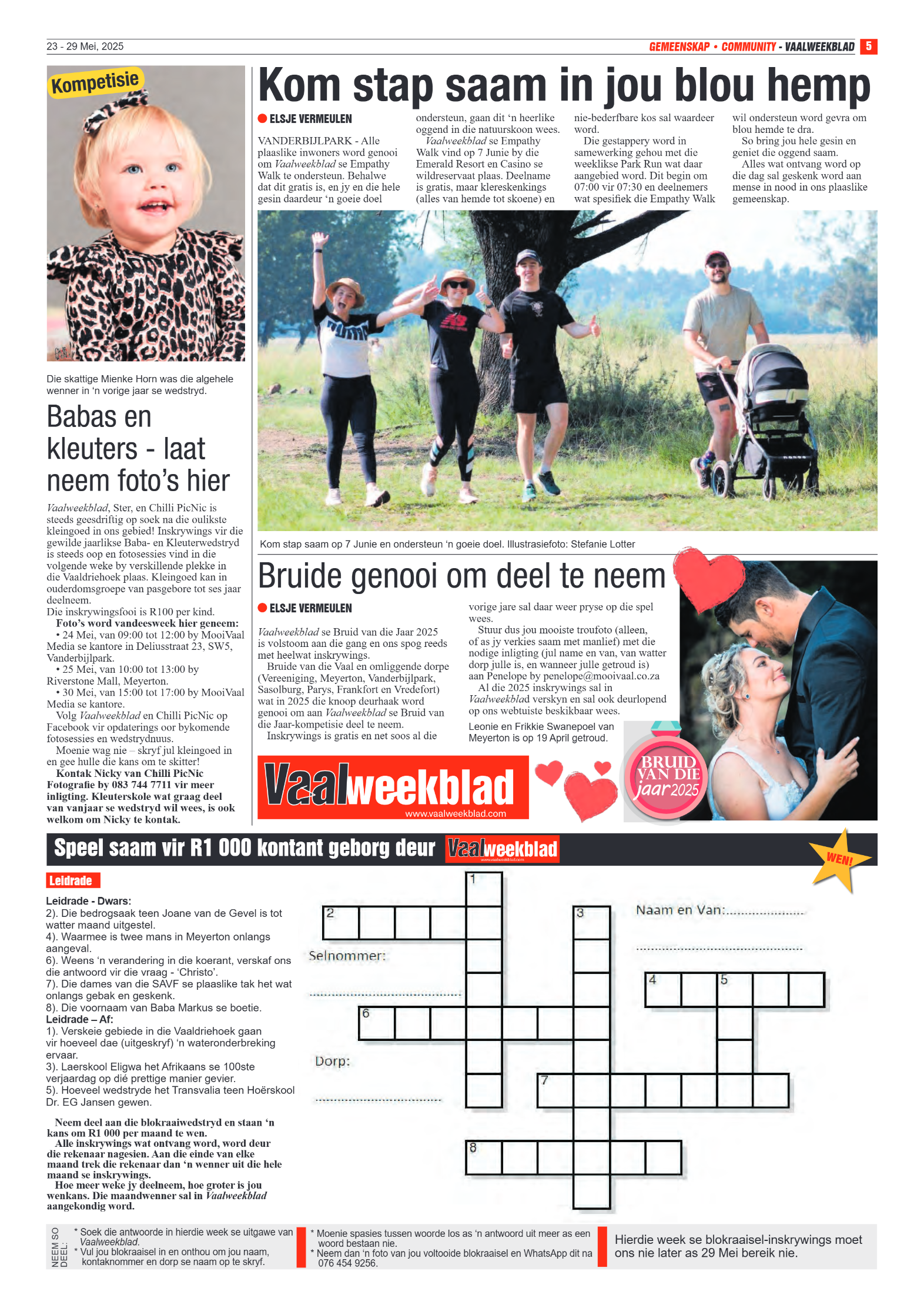 Vaalweekblad 23 – 29 Mei, 2025 page 5