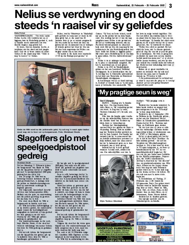 Vaalweekblad 23 Februarie – 25 Februarie 2022 page 3