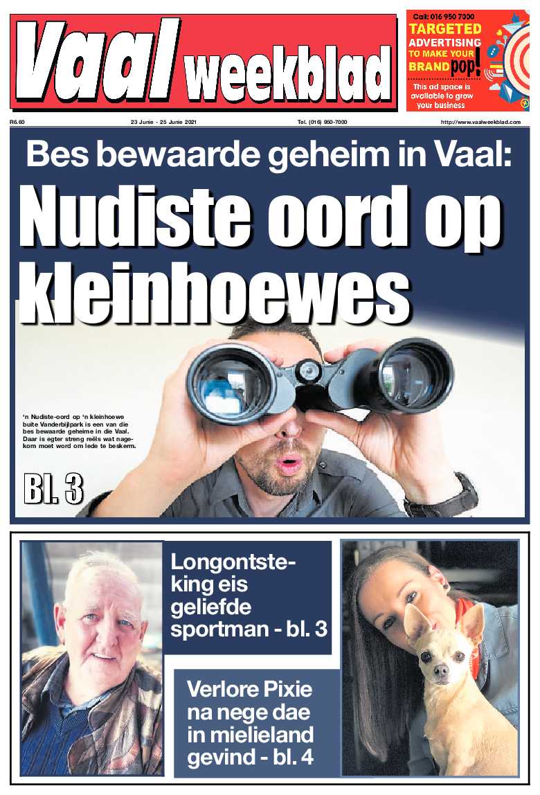 Vaalweekblad 23 Junie – 25 Junie 2021 page 1