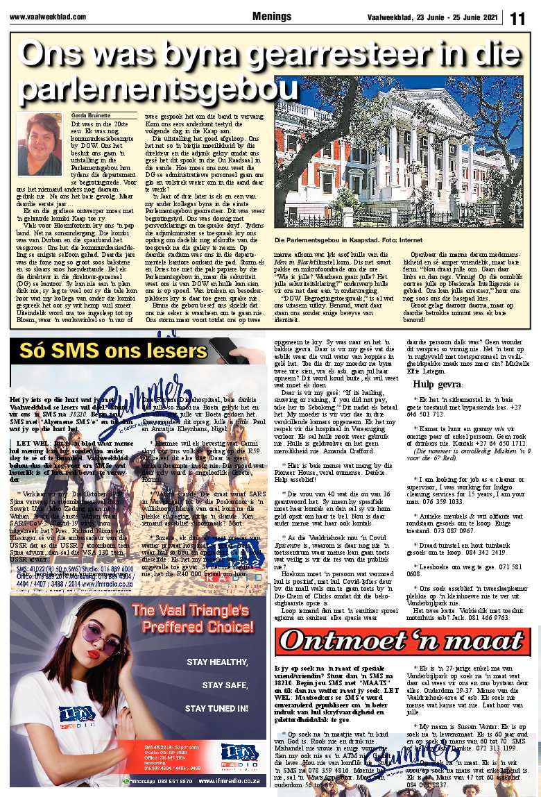 Vaalweekblad 23 Junie – 25 Junie 2021 page 12