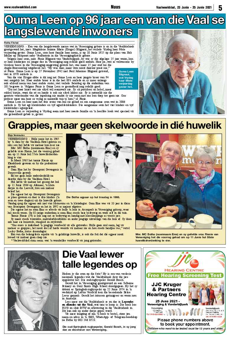 Vaalweekblad 23 Junie – 25 Junie 2021 page 5