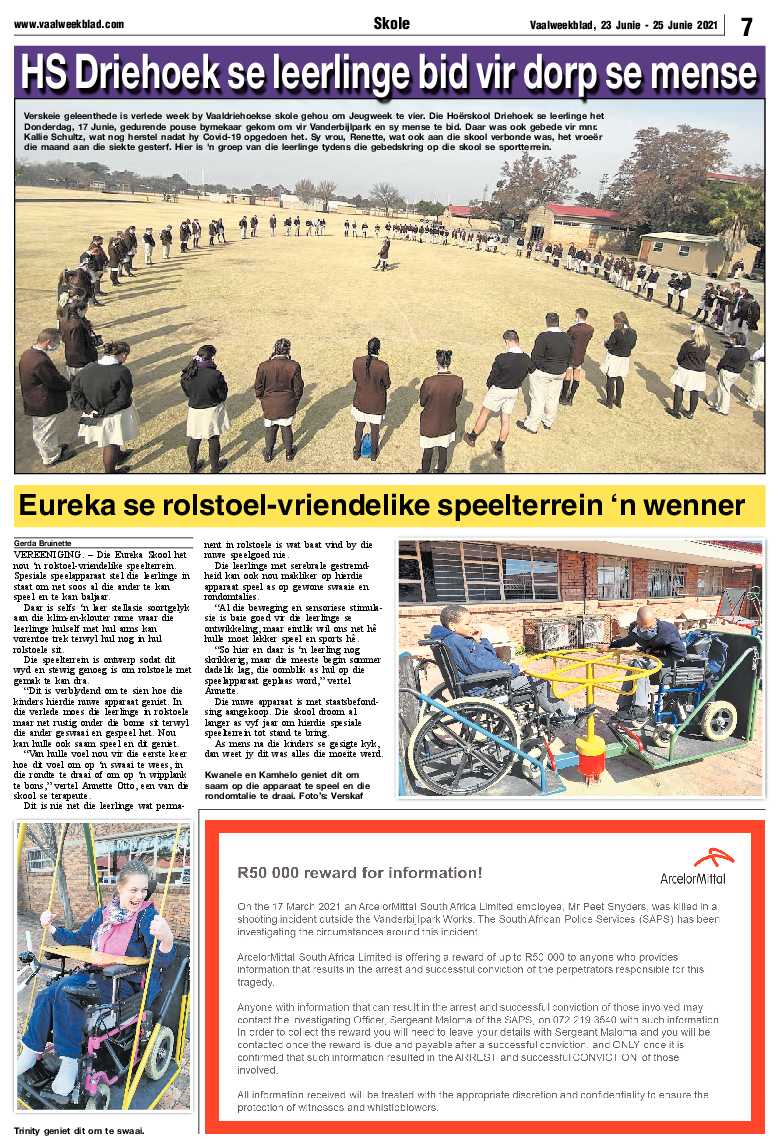 Vaalweekblad 23 Junie – 25 Junie 2021 page 7