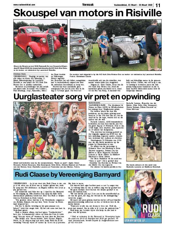 Vaalweekblad, 23 Maart – 25 Maart 2022 page 11