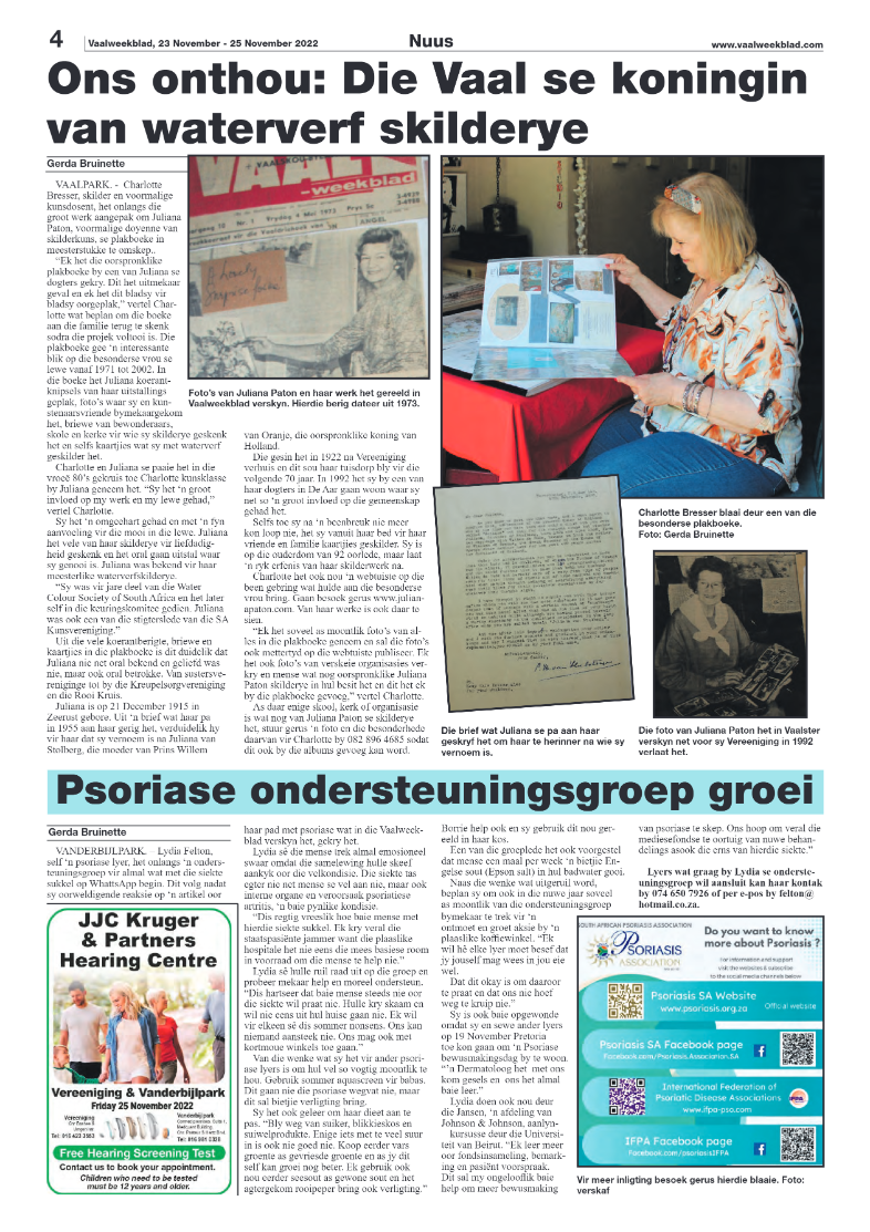 Vaalweekblad, 23 November – 25 November 2022 page 4