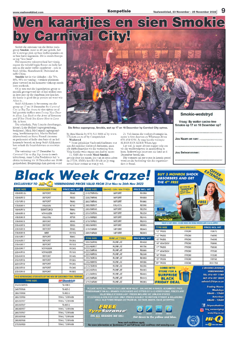 Vaalweekblad, 23 November – 25 November 2022 page 9