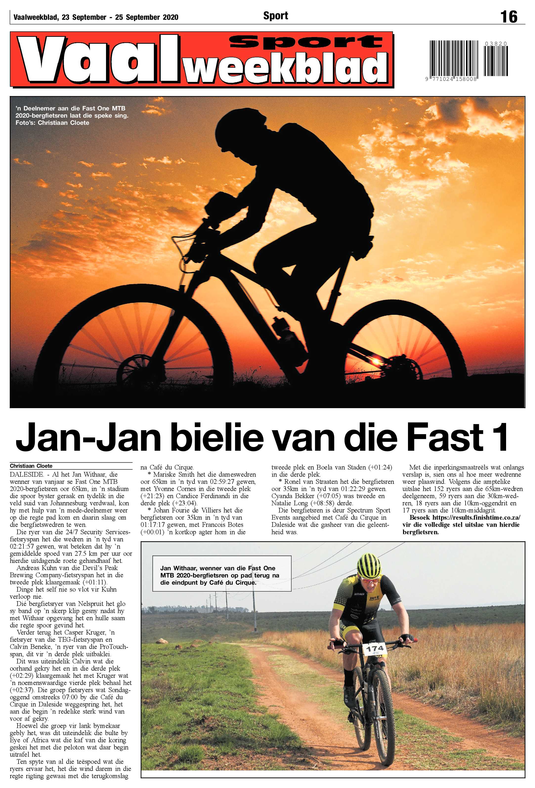 Vaalweekblad 23 September – 25 September 2020 page 16