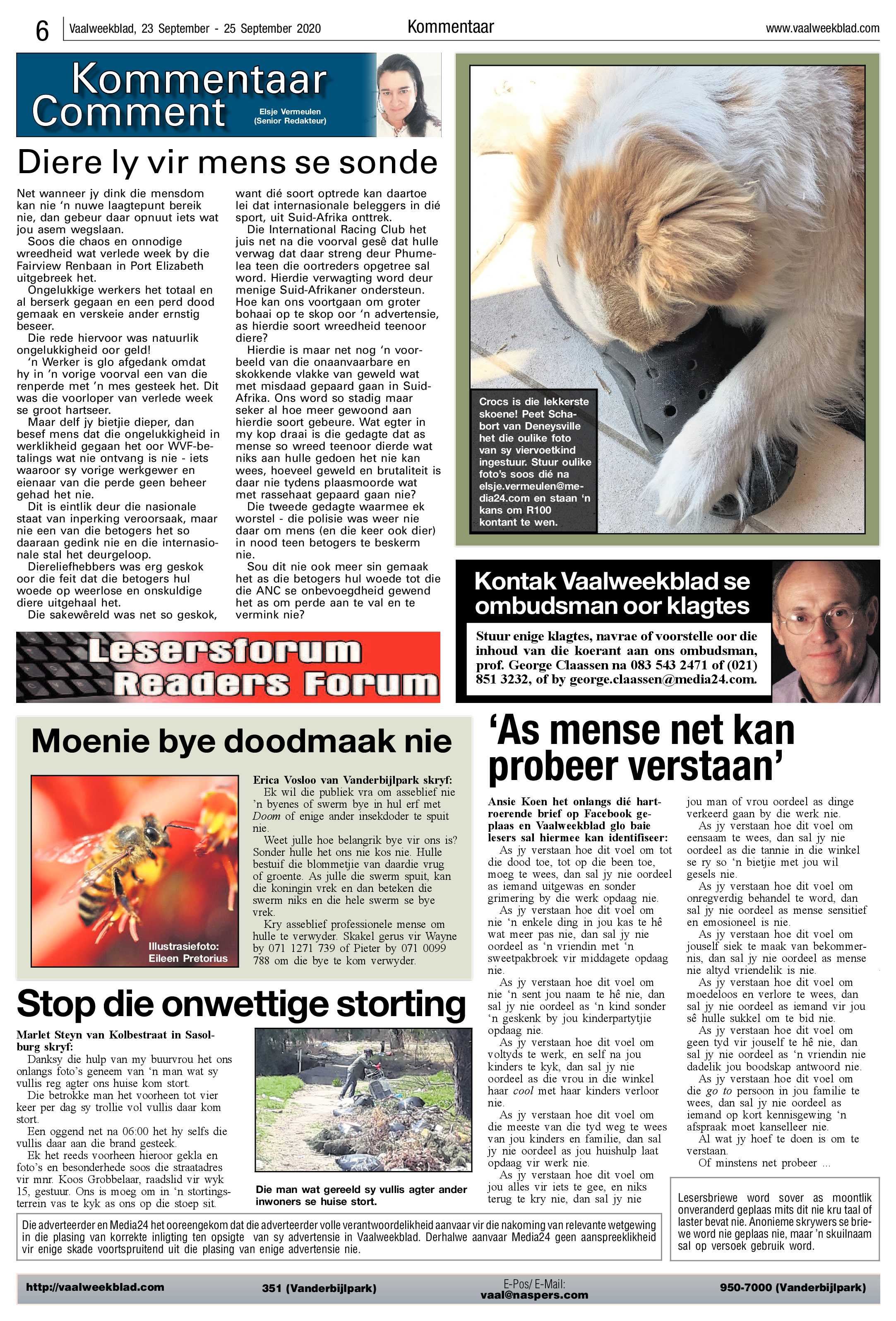 Vaalweekblad 23 September – 25 September 2020 page 6