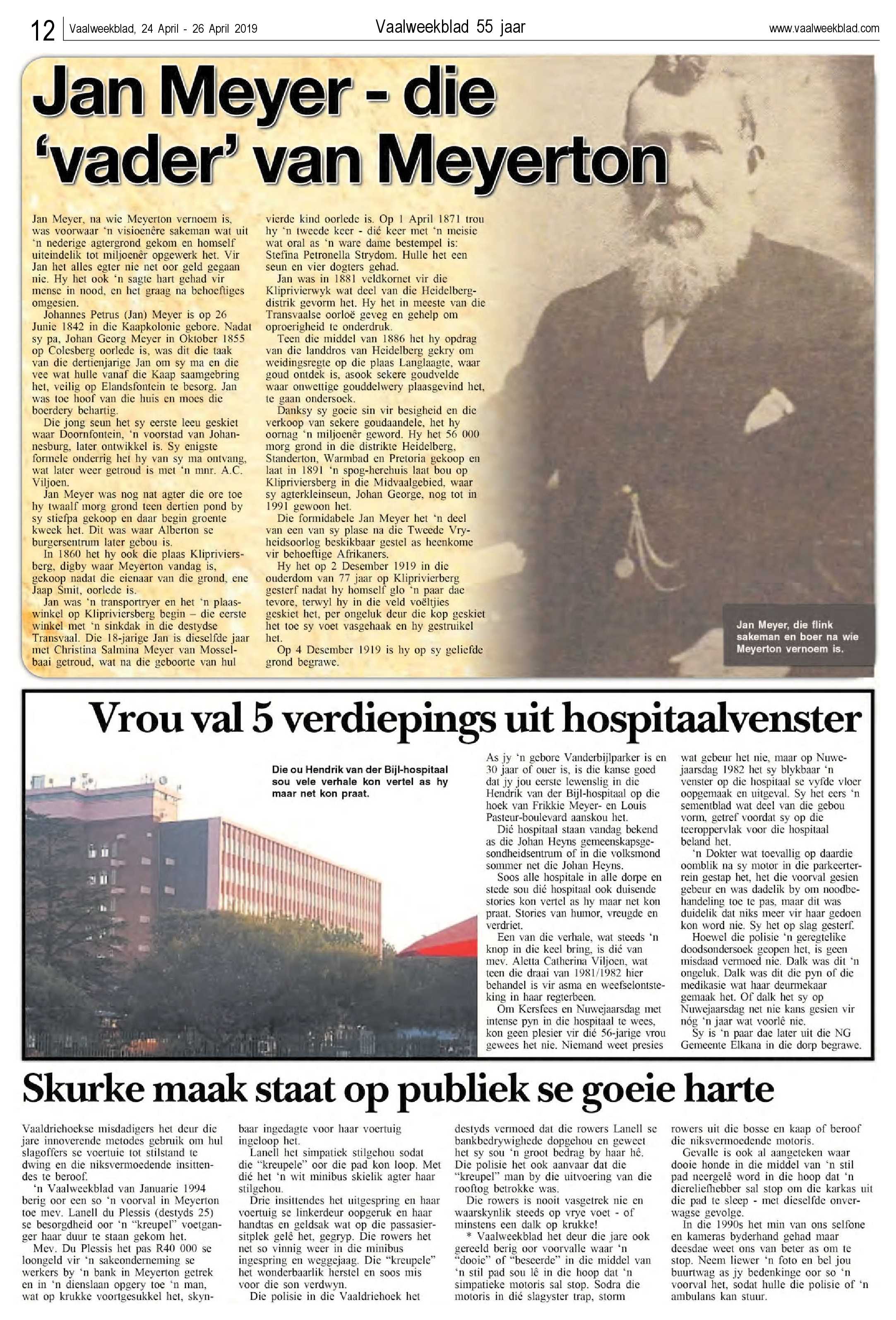Vaalweekblad 24 – 26 April 2019 page 12