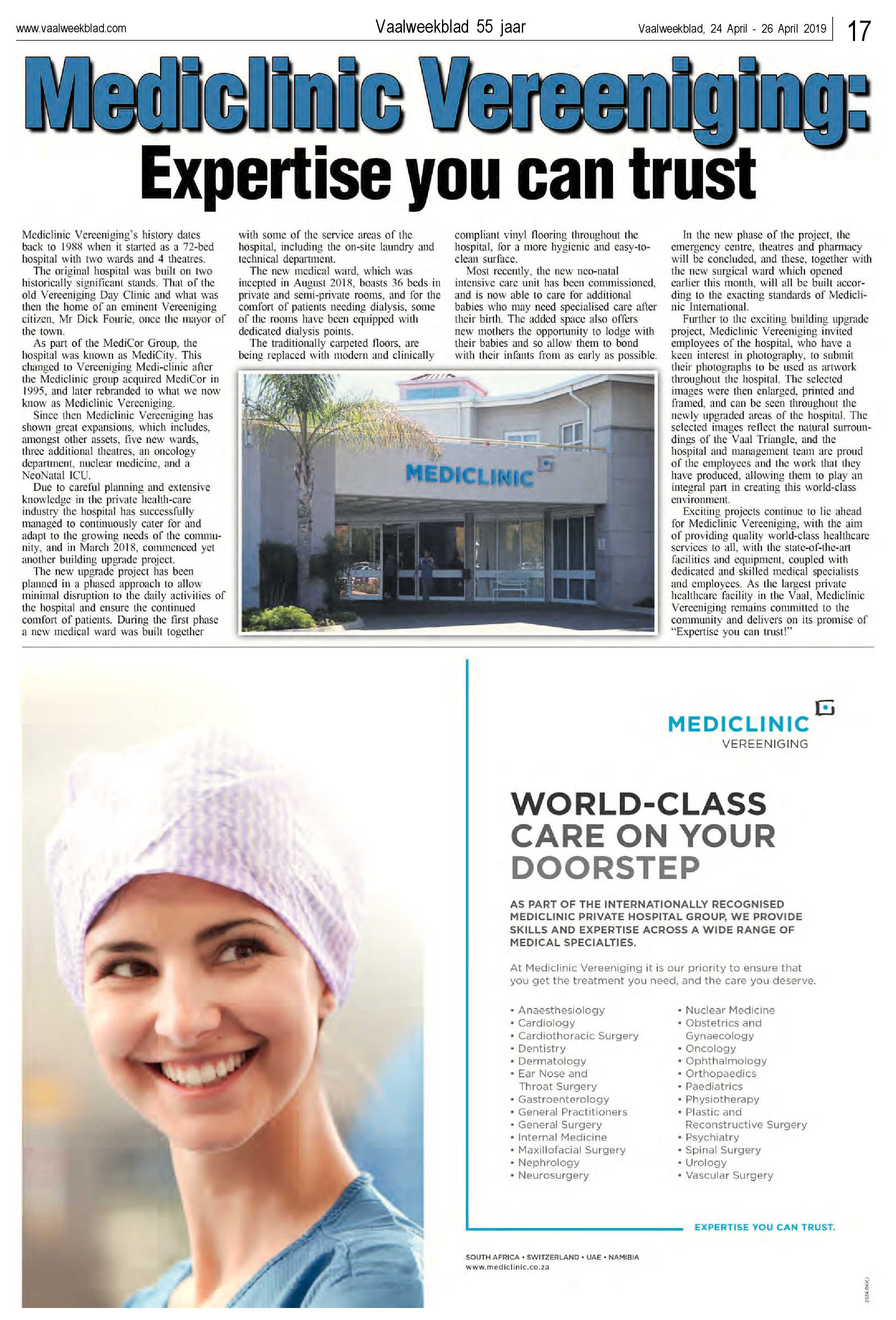 Vaalweekblad 24 – 26 April 2019 page 17