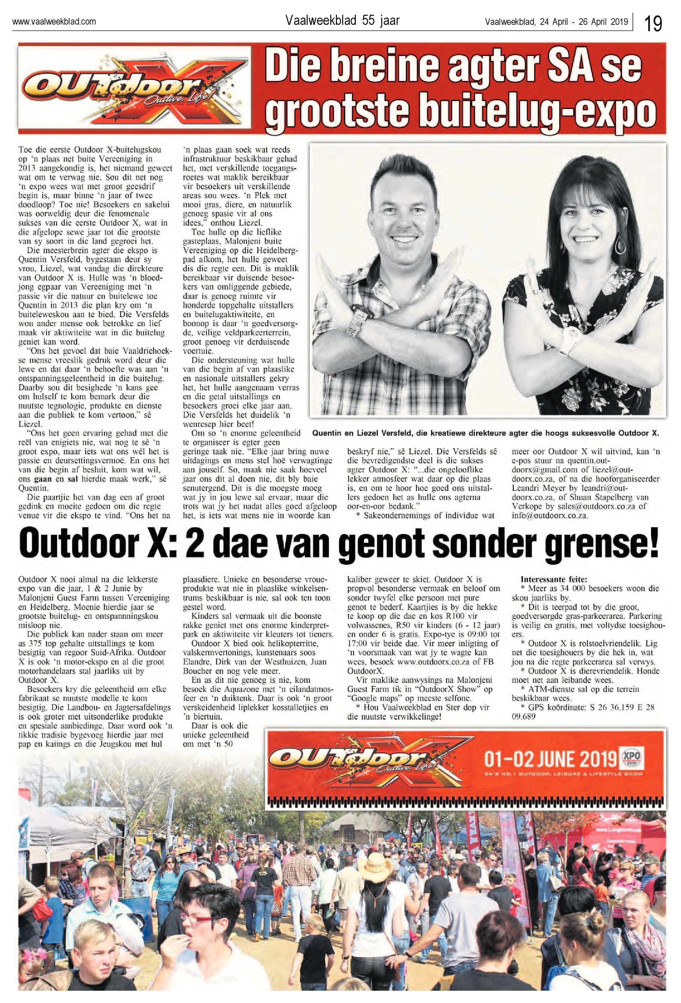 Vaalweekblad 24 – 26 April 2019 page 19