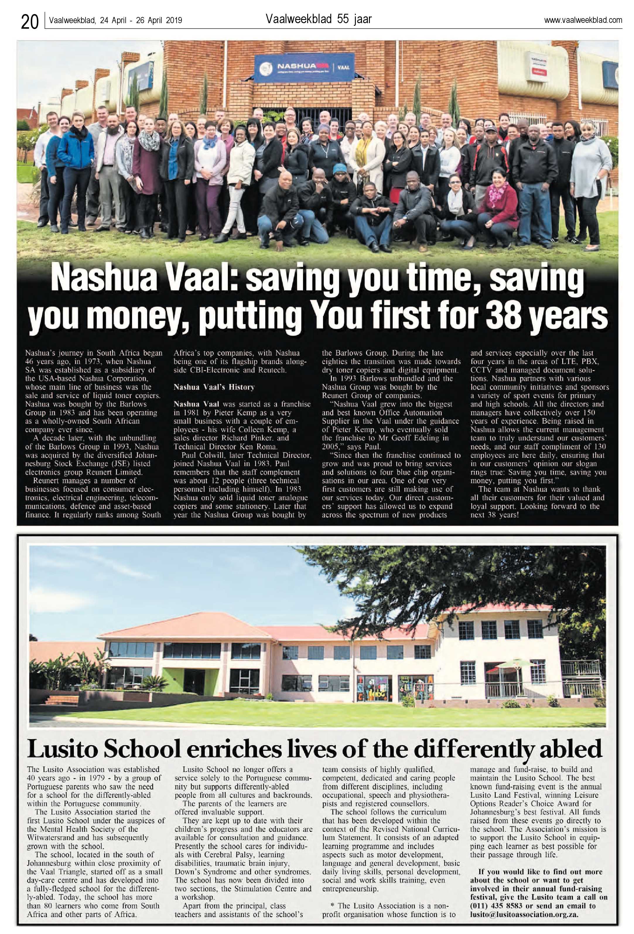 Vaalweekblad 24 – 26 April 2019 page 20