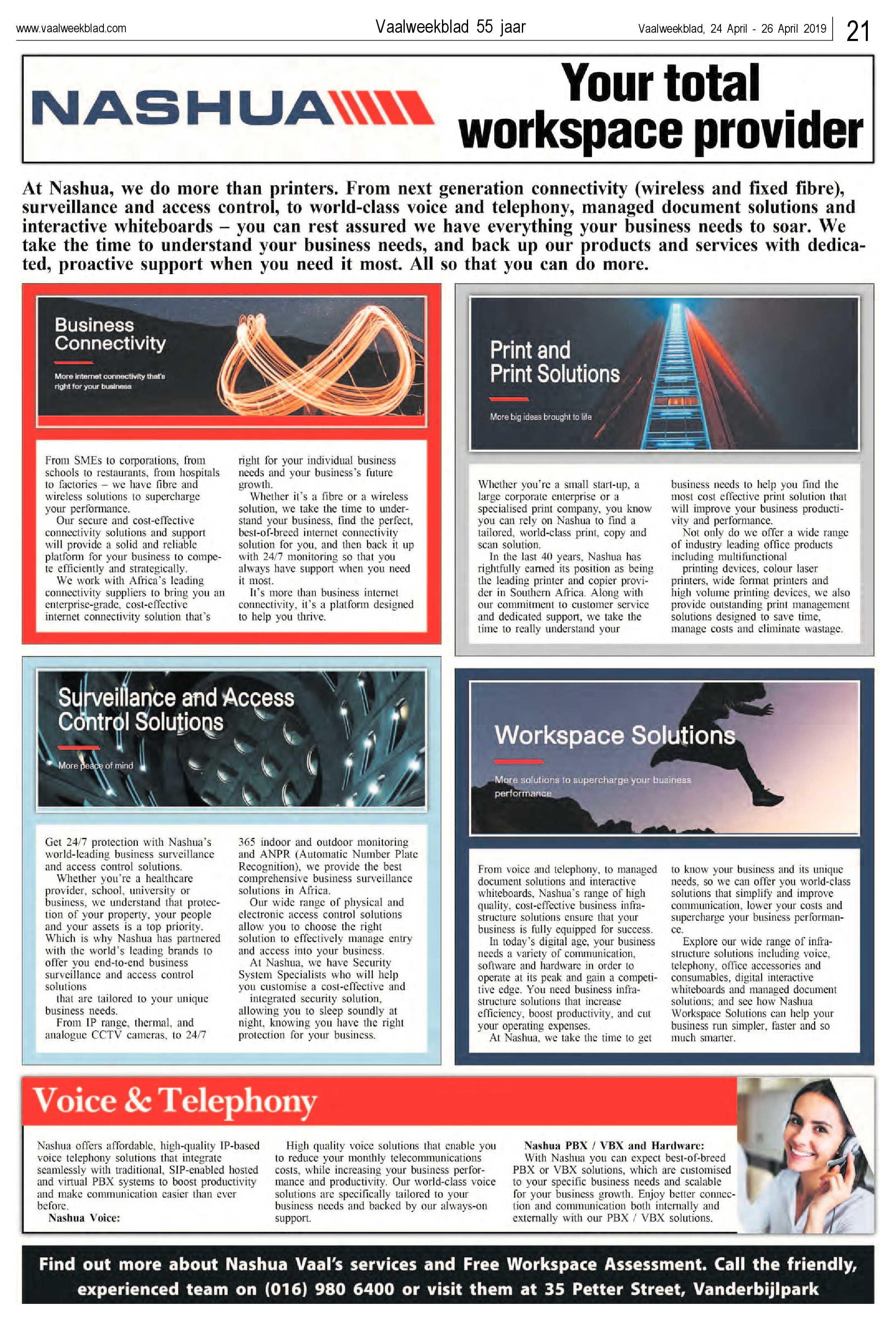 Vaalweekblad 24 – 26 April 2019 page 21