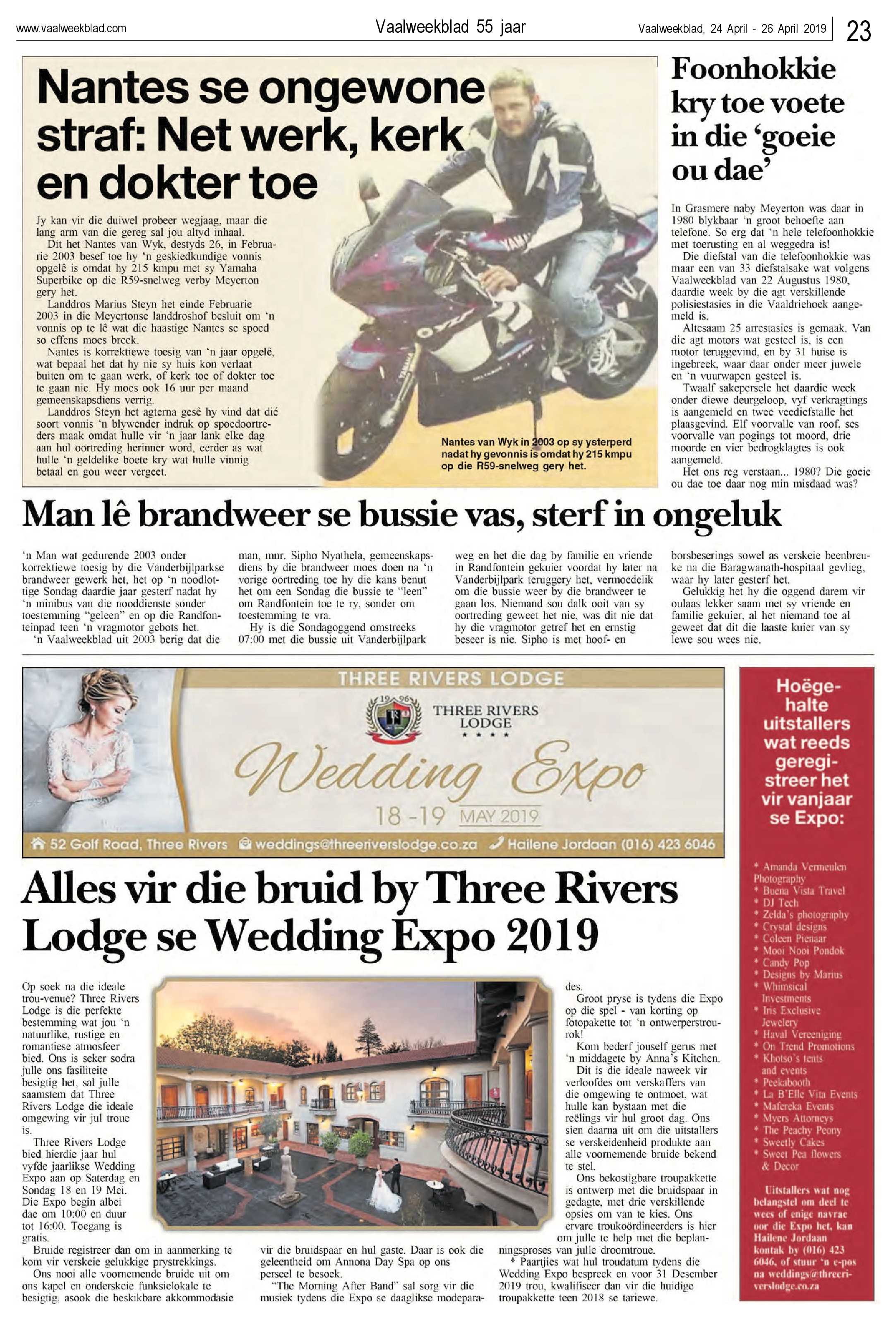 Vaalweekblad 24 – 26 April 2019 page 23