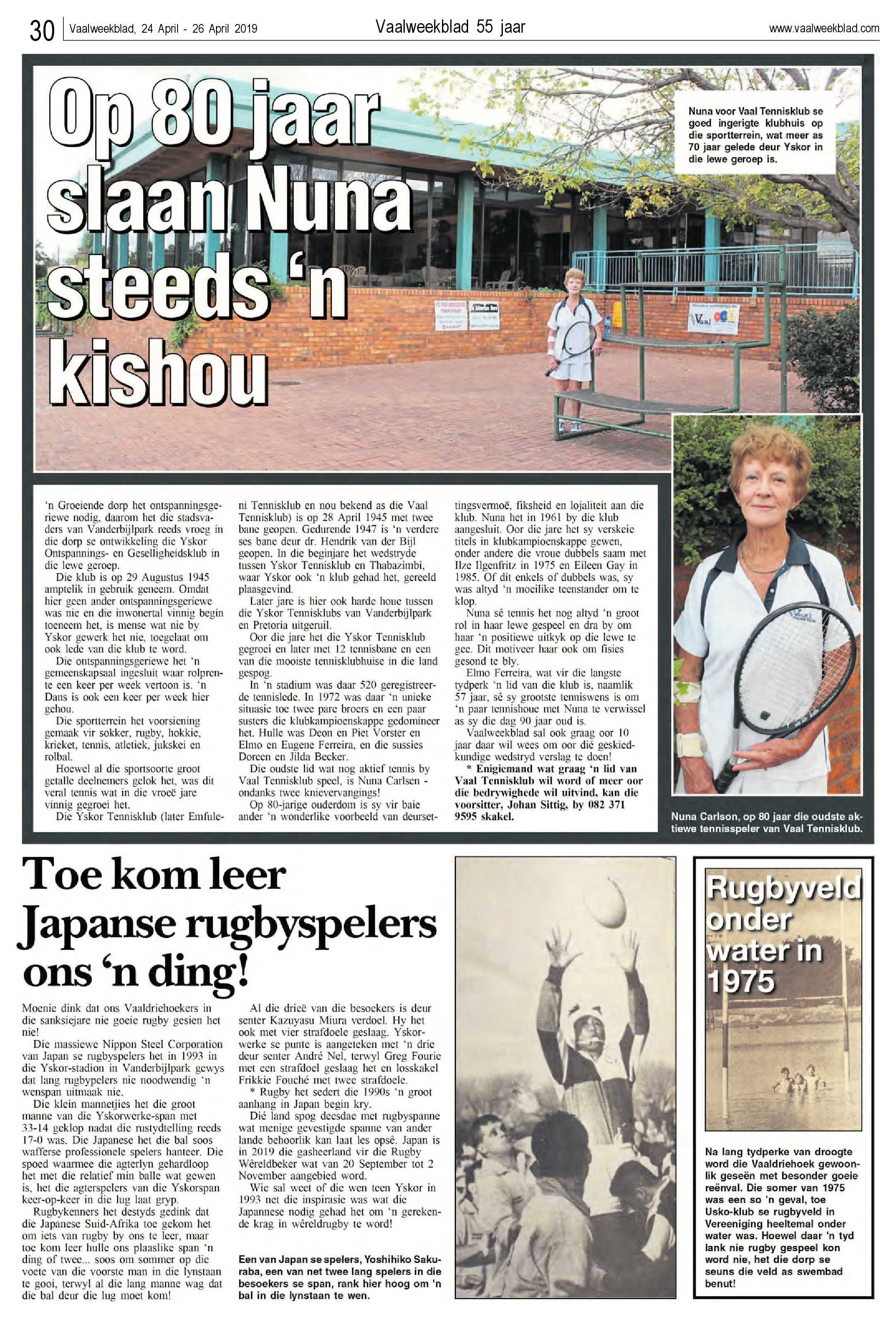 Vaalweekblad 24 – 26 April 2019 page 30