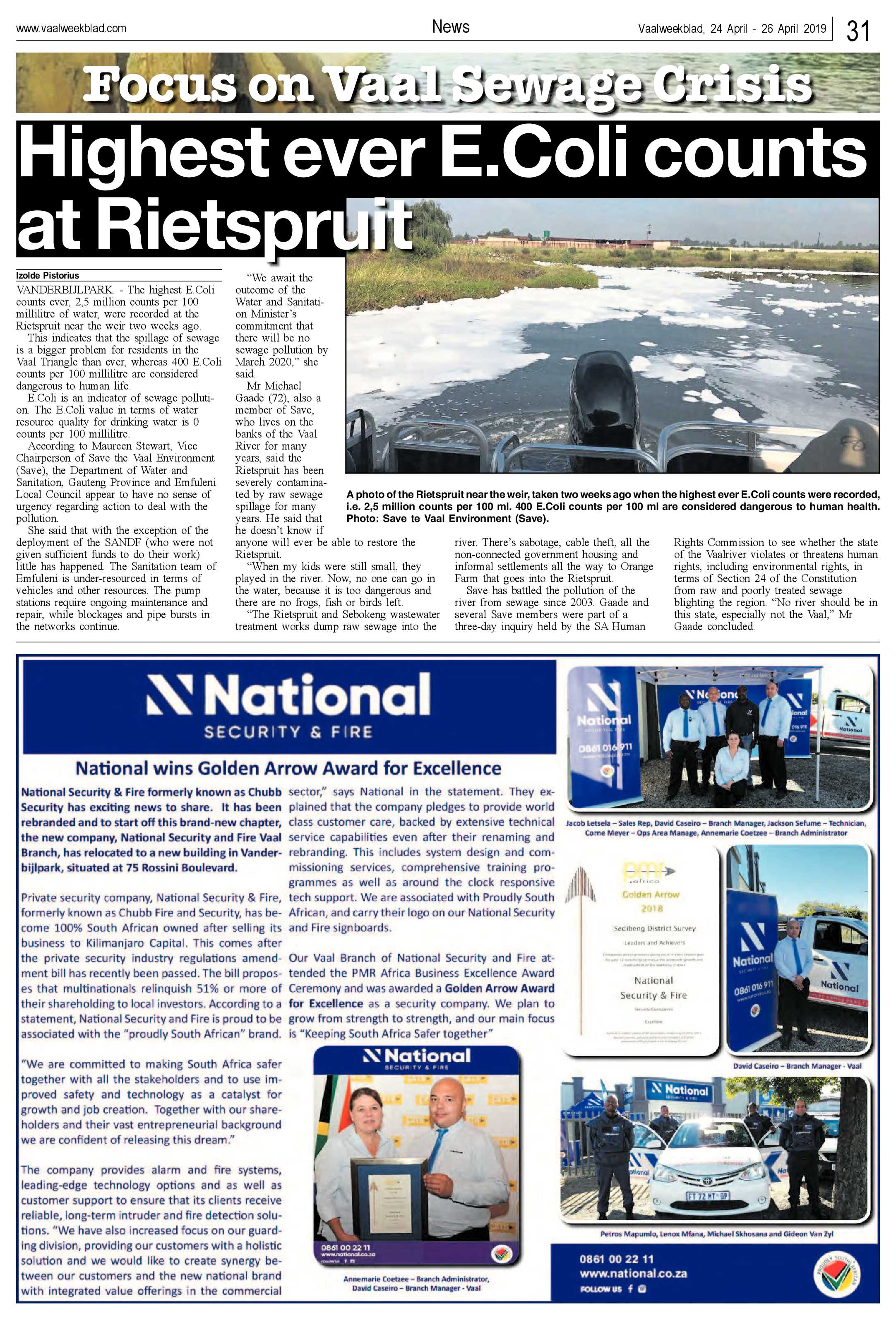 Vaalweekblad 24 – 26 April 2019 page 31