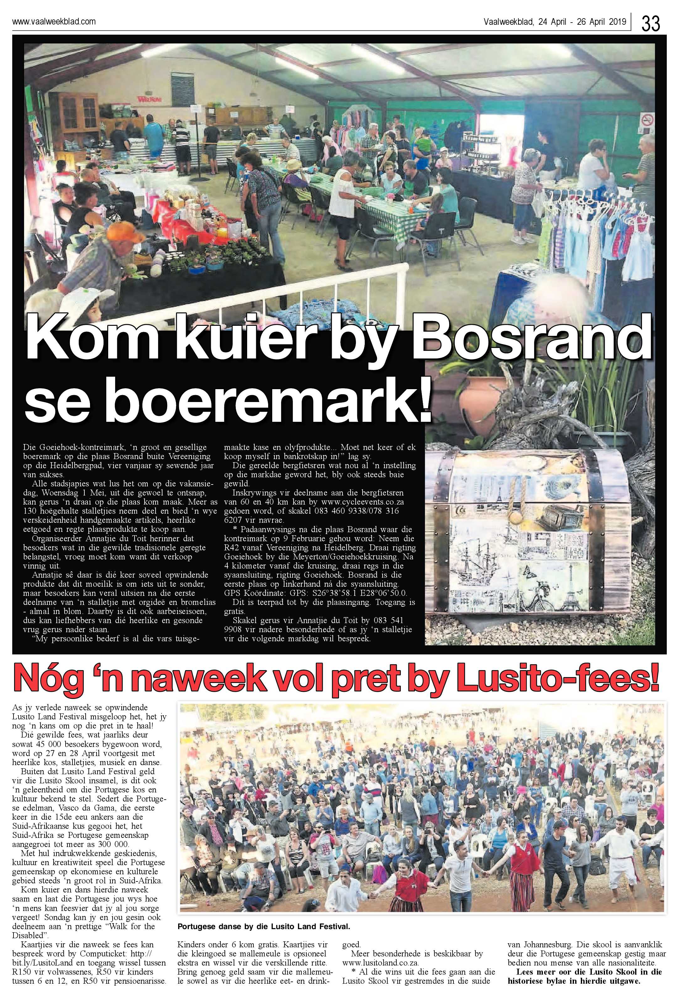 Vaalweekblad 24 – 26 April 2019 page 33