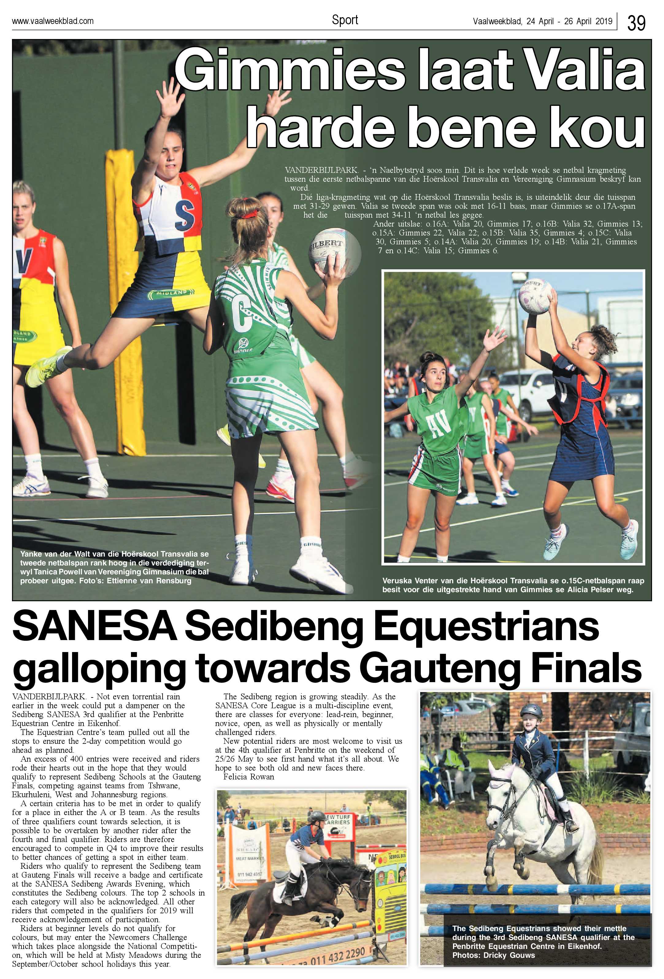 Vaalweekblad 24 – 26 April 2019 page 39