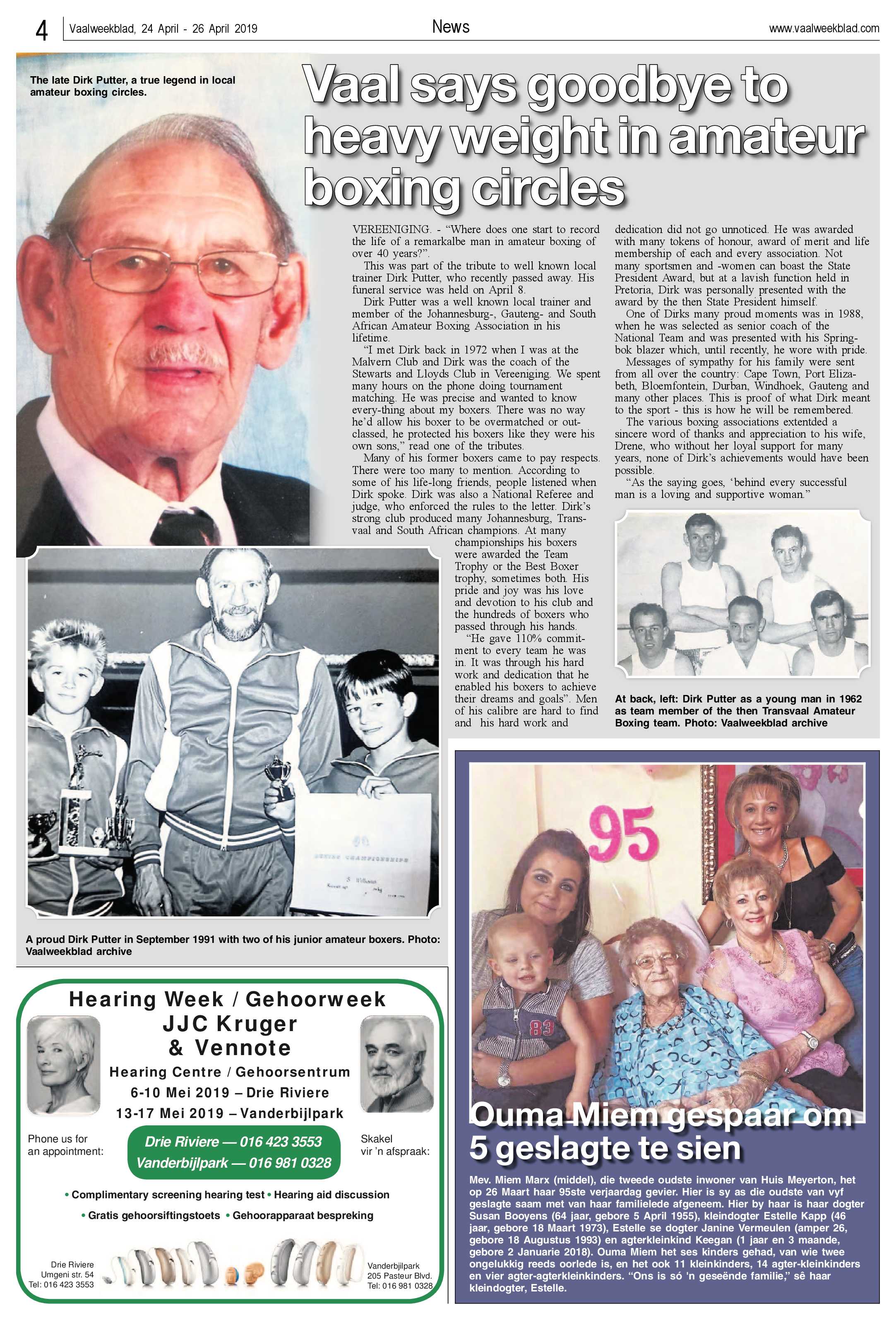 Vaalweekblad 24 – 26 April 2019 page 4