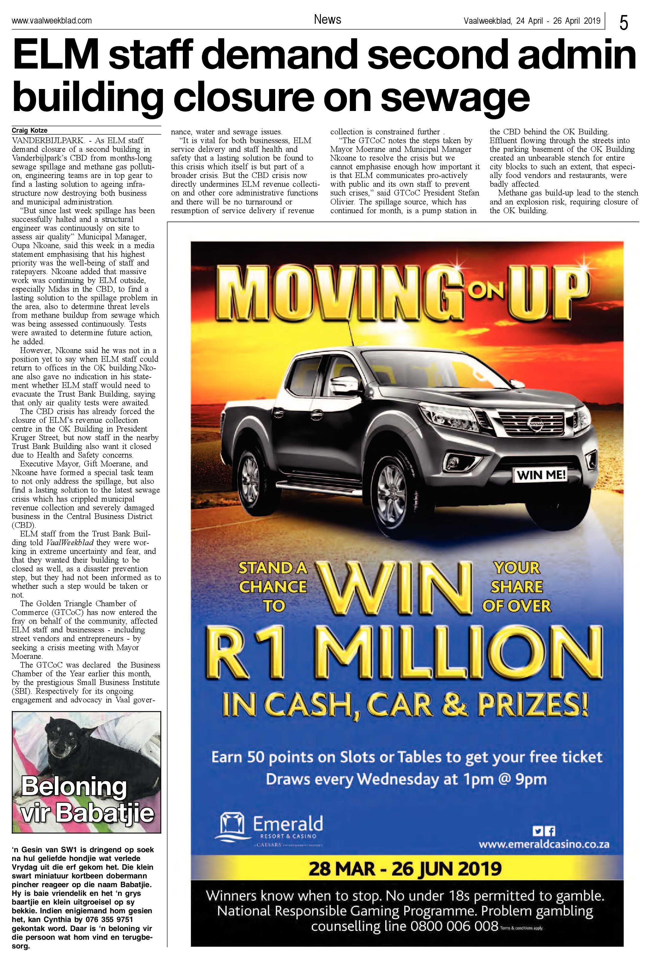 Vaalweekblad 24 – 26 April 2019 page 5