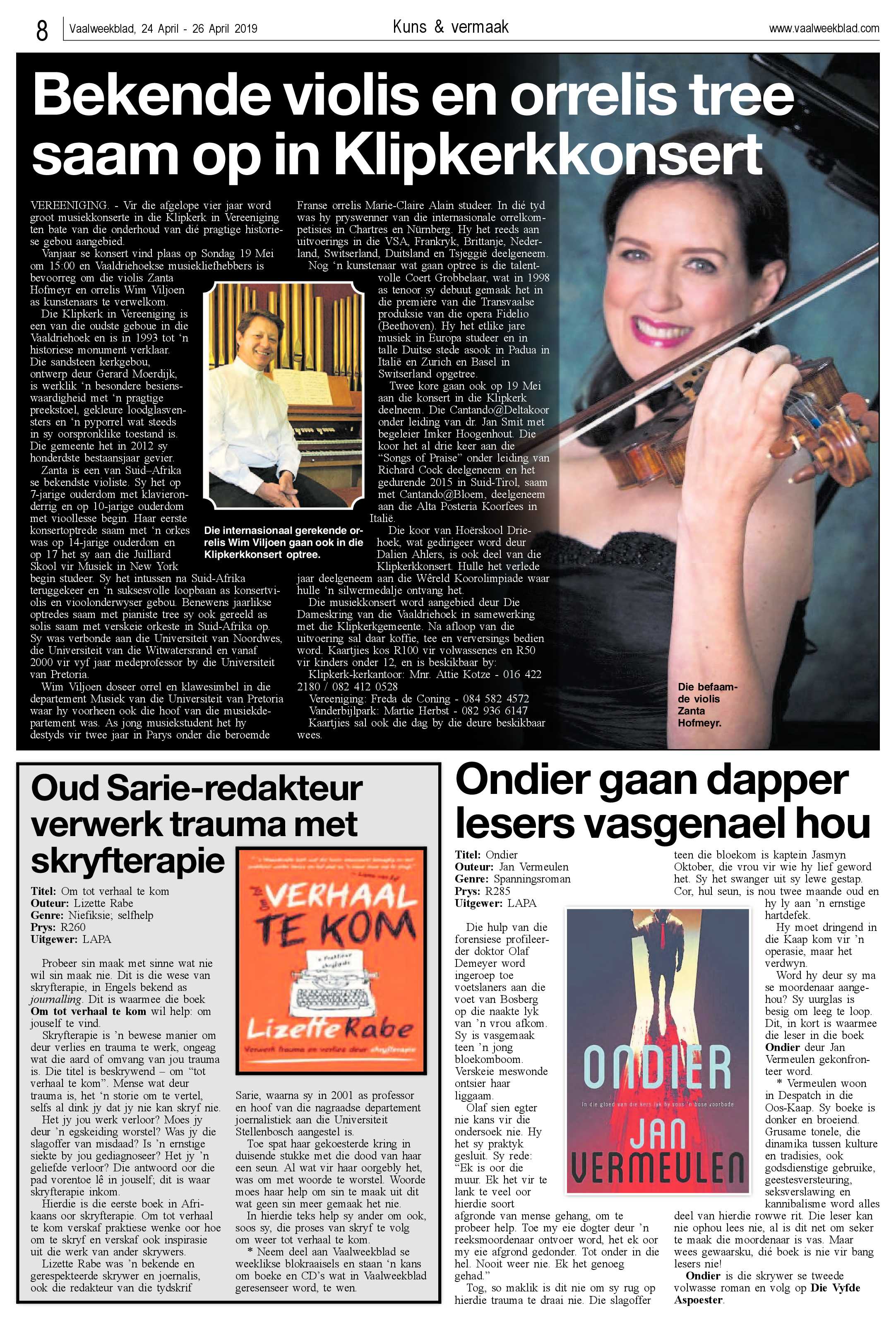 Vaalweekblad 24 – 26 April 2019 page 8