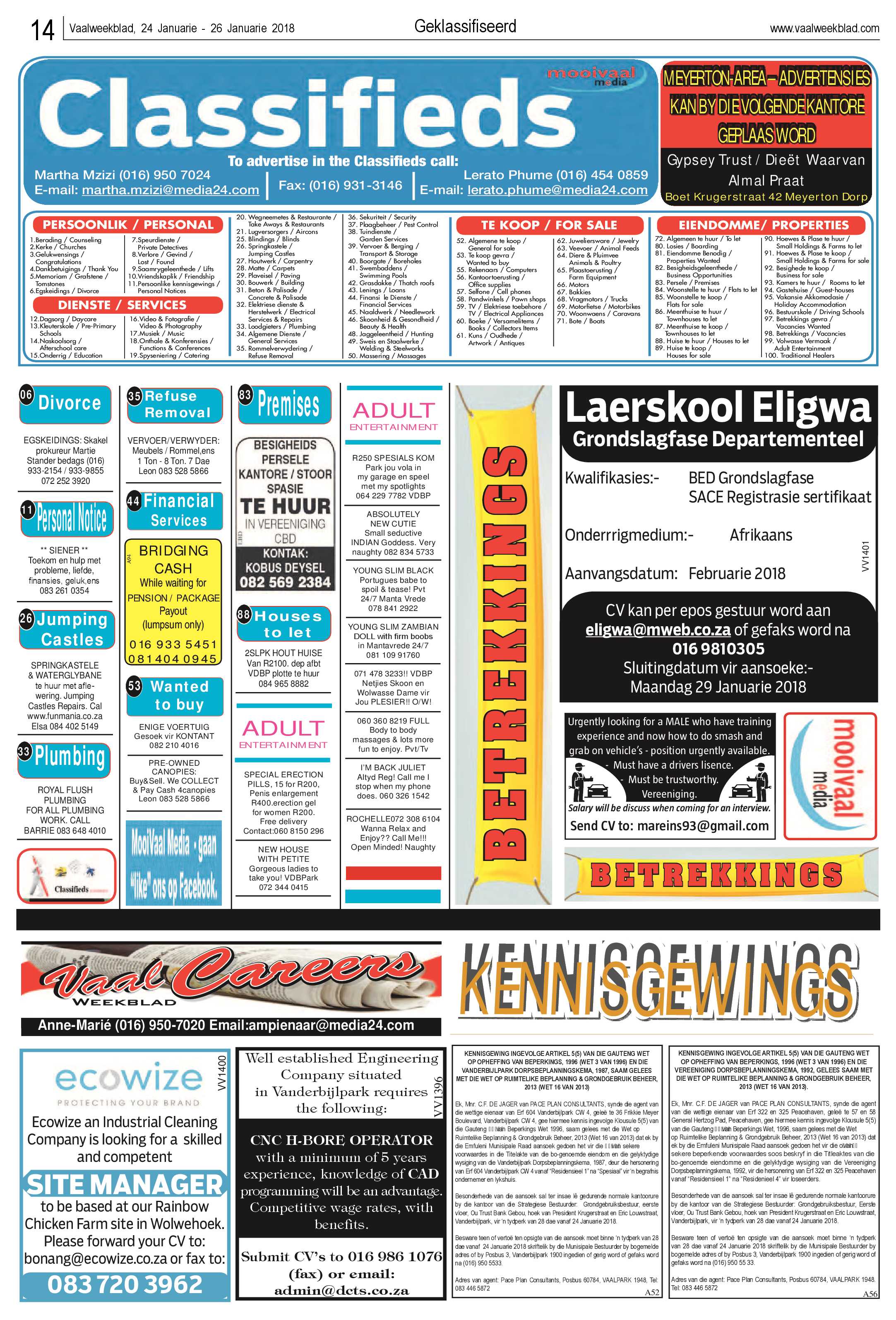 Vaalweekblad 24 – 26 Januarie 2018 page 14
