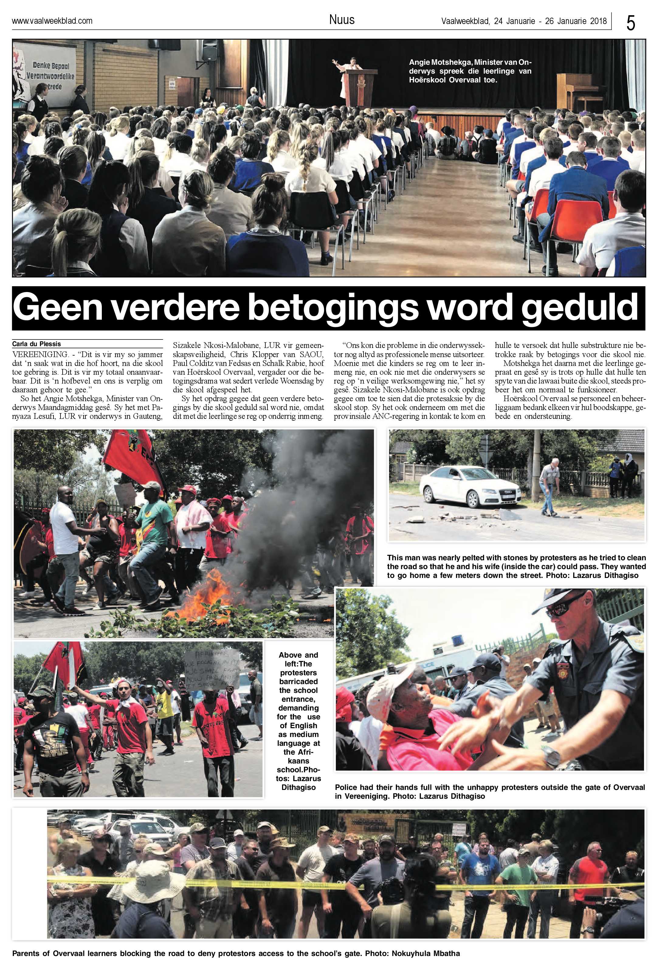 Vaalweekblad 24 – 26 Januarie 2018 page 5