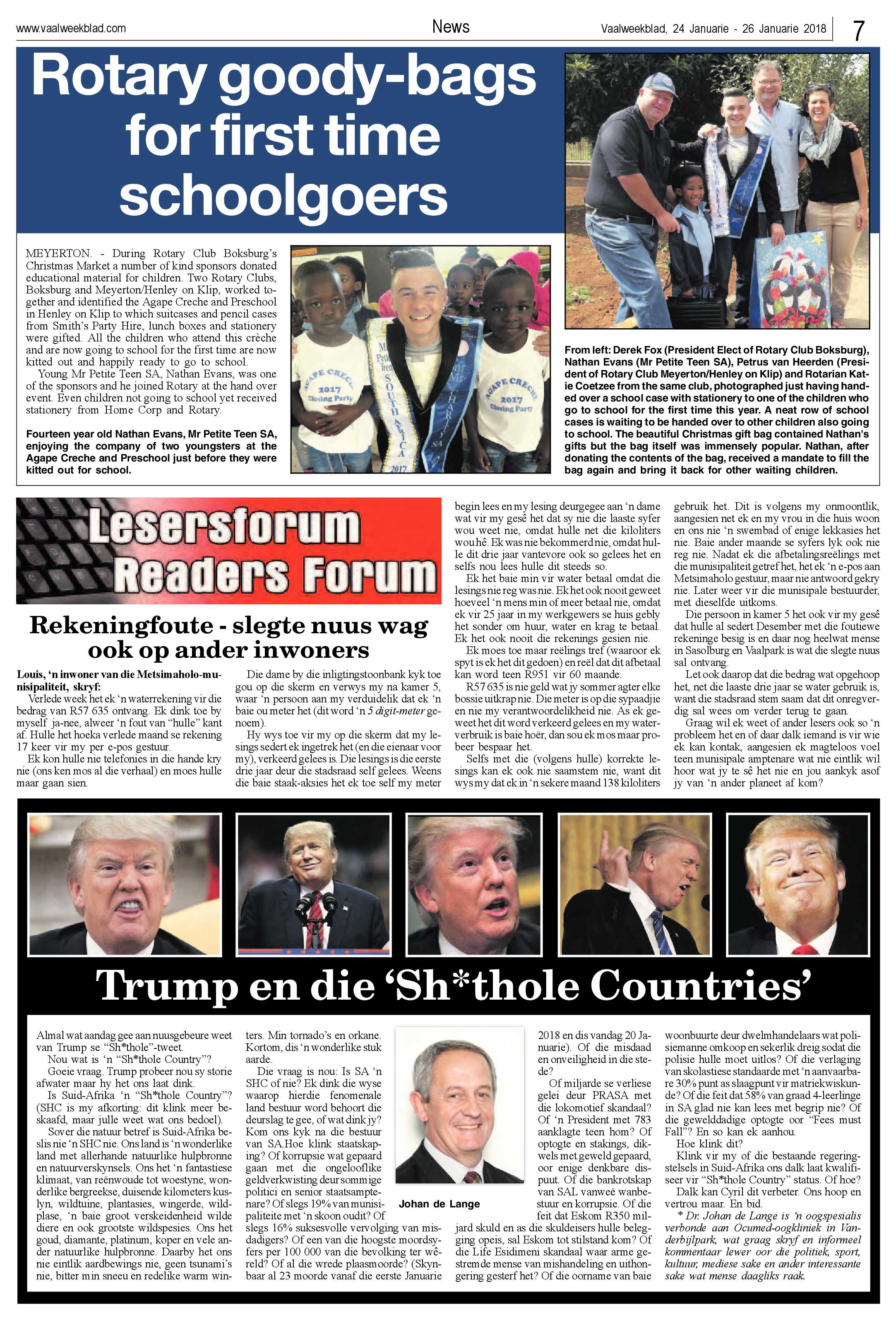 Vaalweekblad 24 – 26 Januarie 2018 page 7