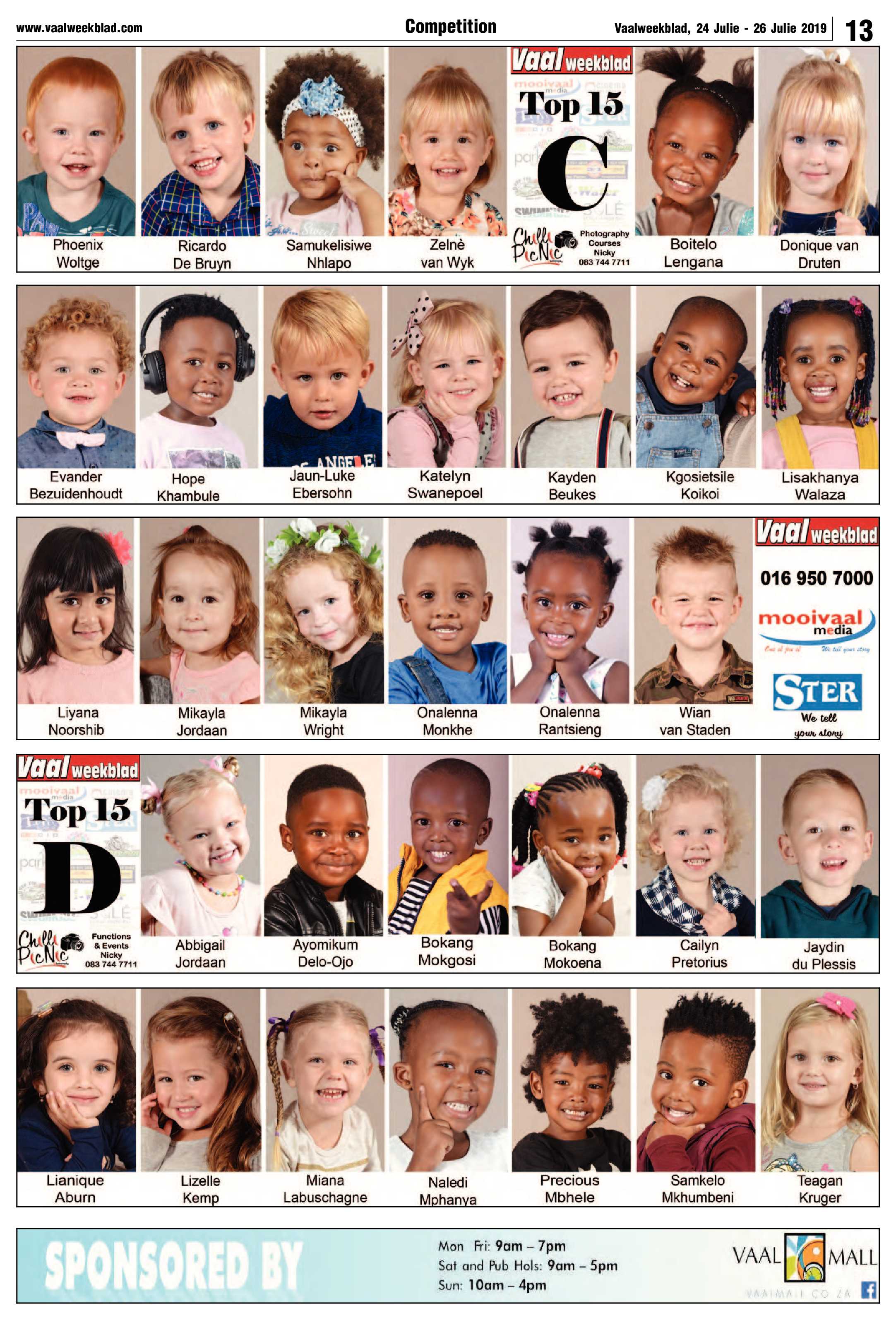 Vaalweekblad 24 – 26 Julie 2019 page 13