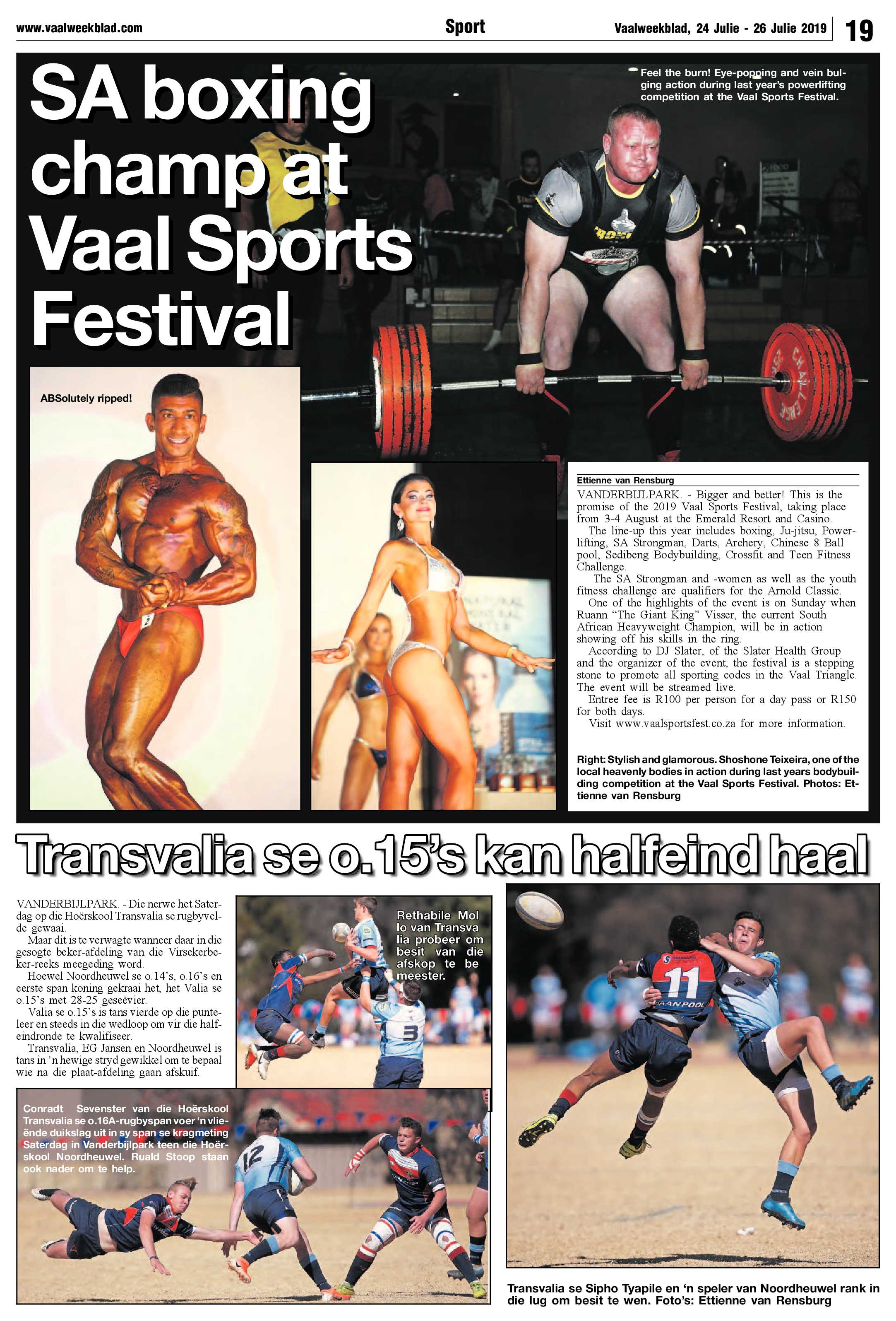 Vaalweekblad 24 – 26 Julie 2019 page 19